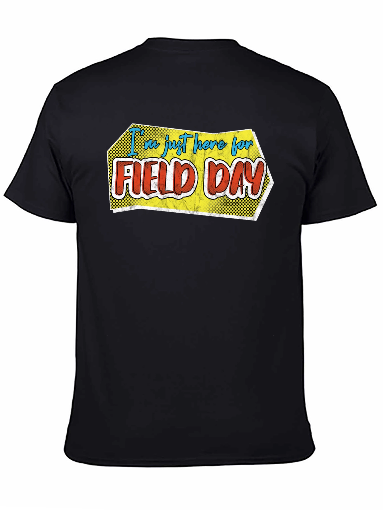Black Field Day T-Shirt - Fun Event Tee view 4