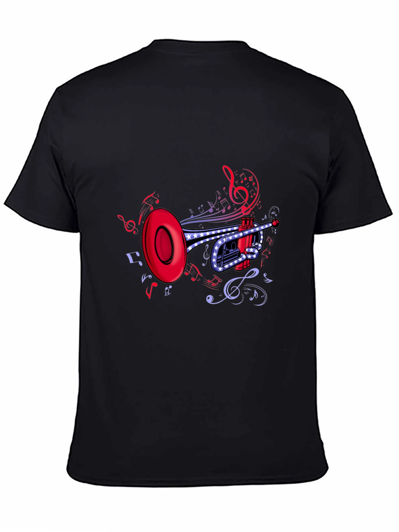 Musical Trumpet Graphic T-Shirt - 4