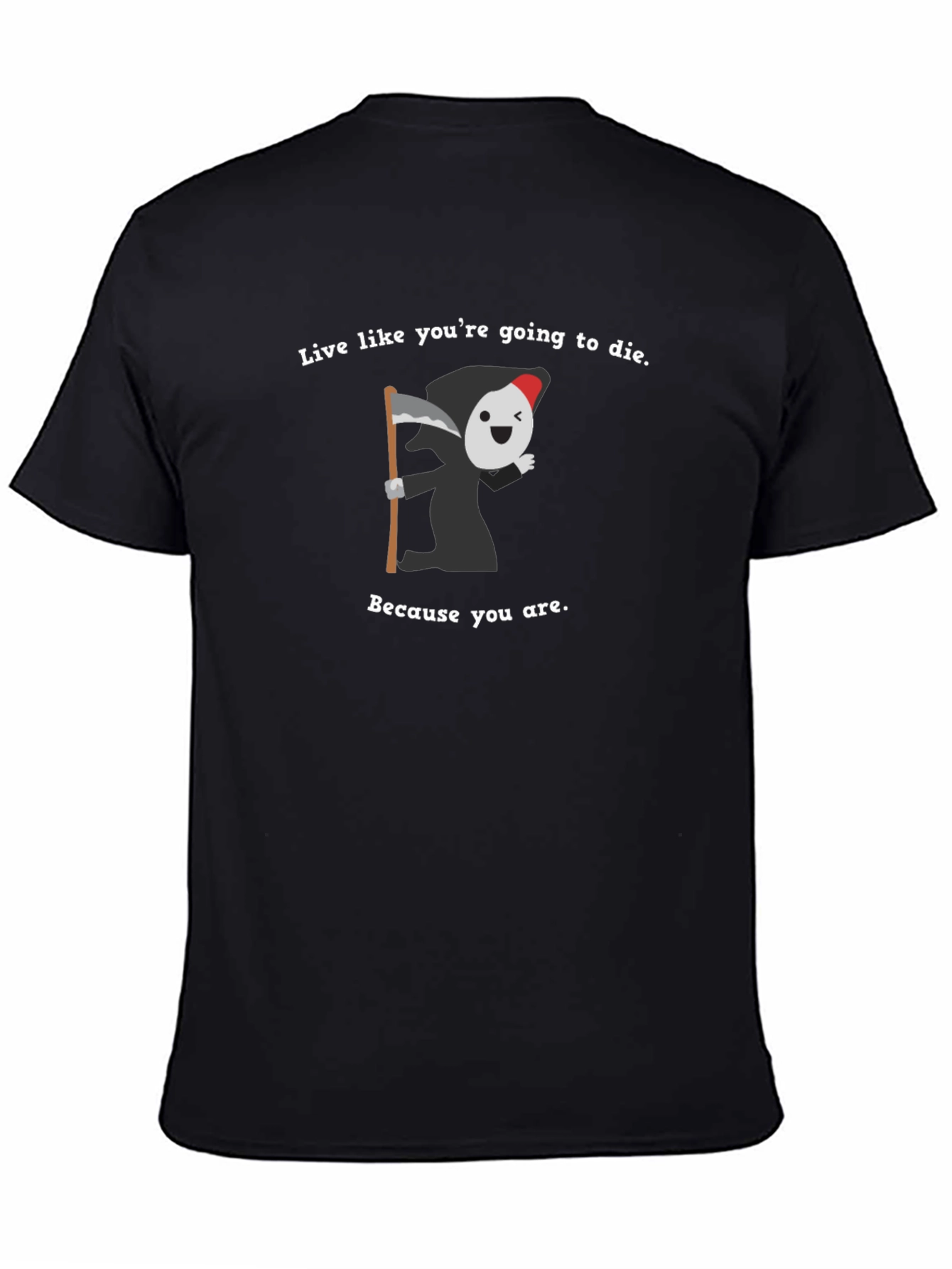 Black Live Like You're Going To Die T-Shirt view 4