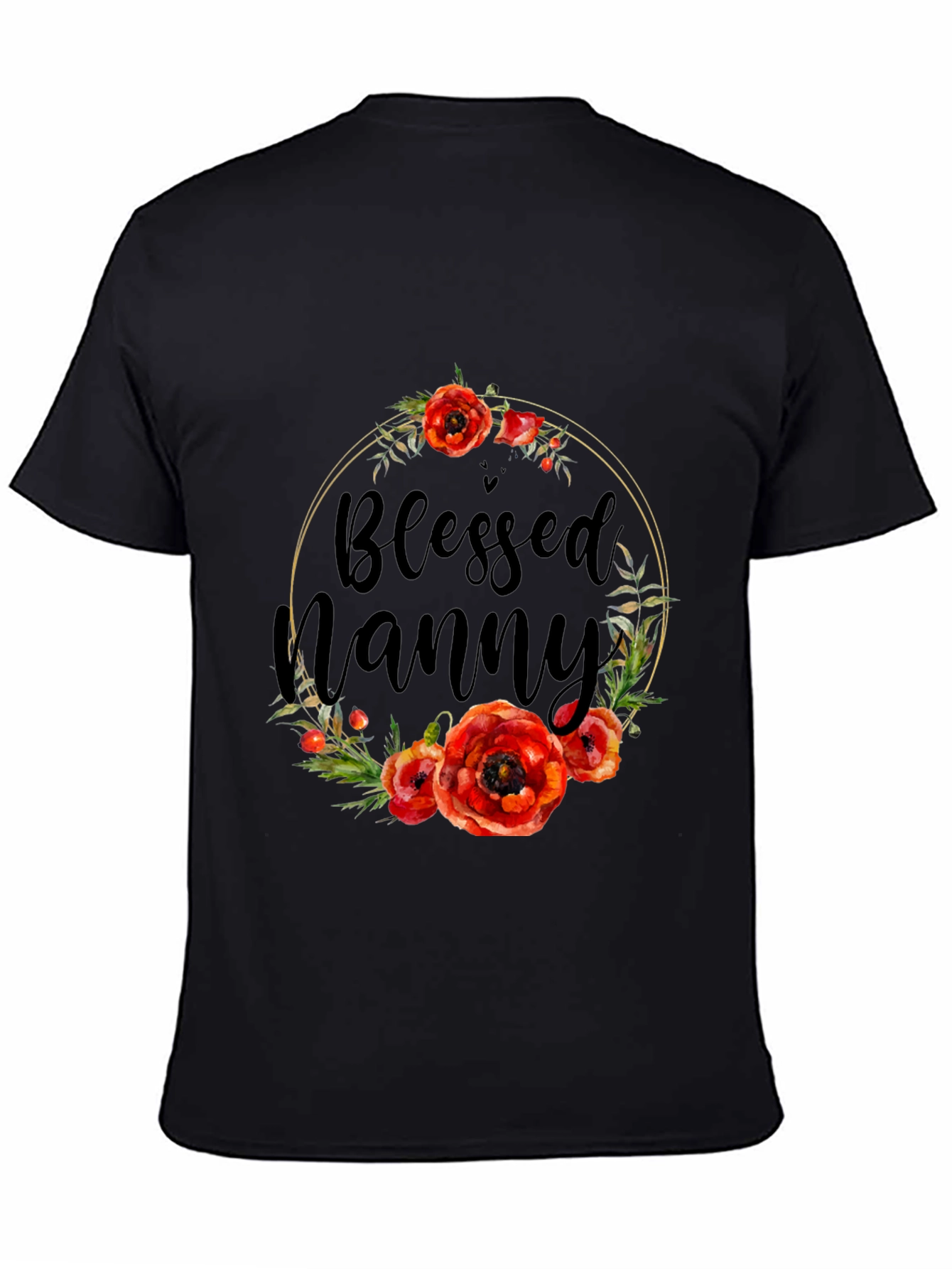 Blessed Nanny Floral T-Shirt - Stylish Comfort - 4