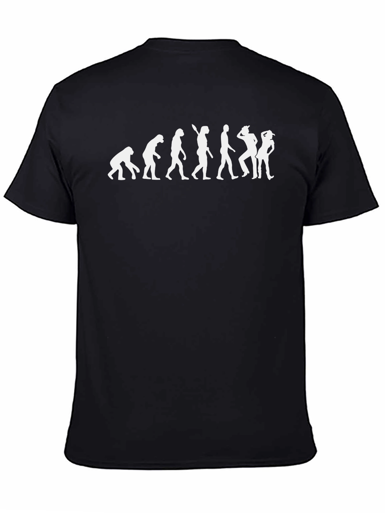 Black Evolution of Dance Men's Black T-Shirt view 4