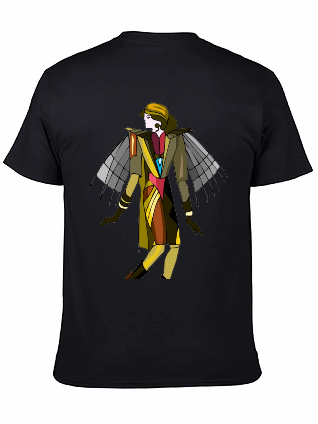 Art Deco Style Graphic Tee - Unique Design - 4