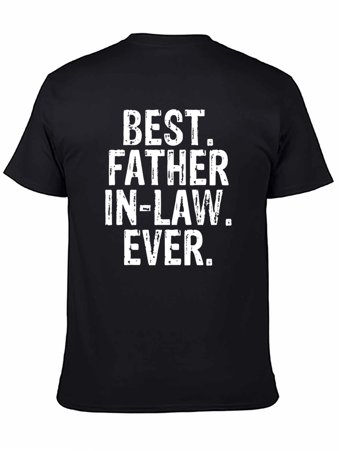Black Best Father-In-Law Ever T-Shirt view 4