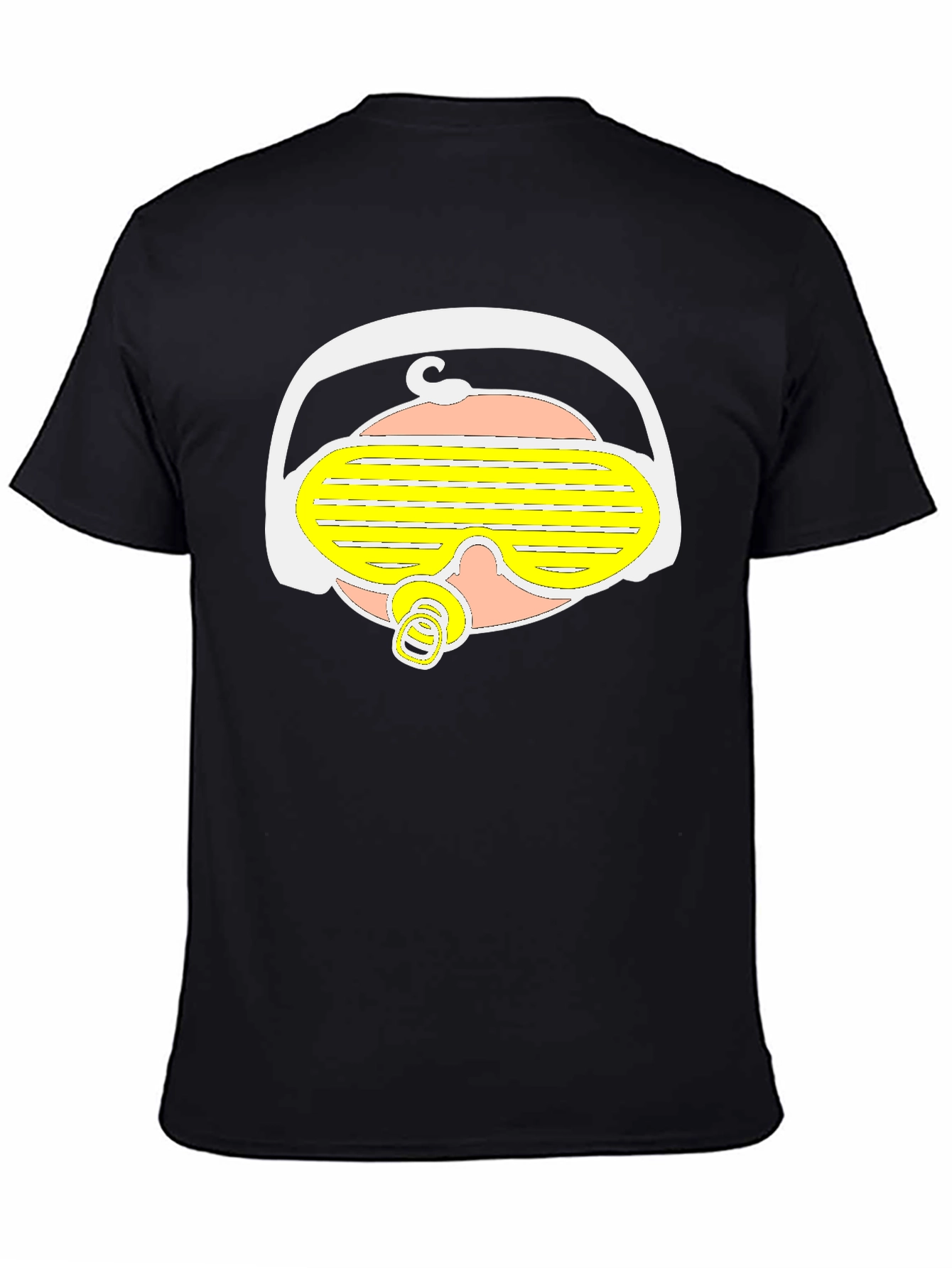 Black DJ Baby Graphic Tee - Cool Kid Style view 4