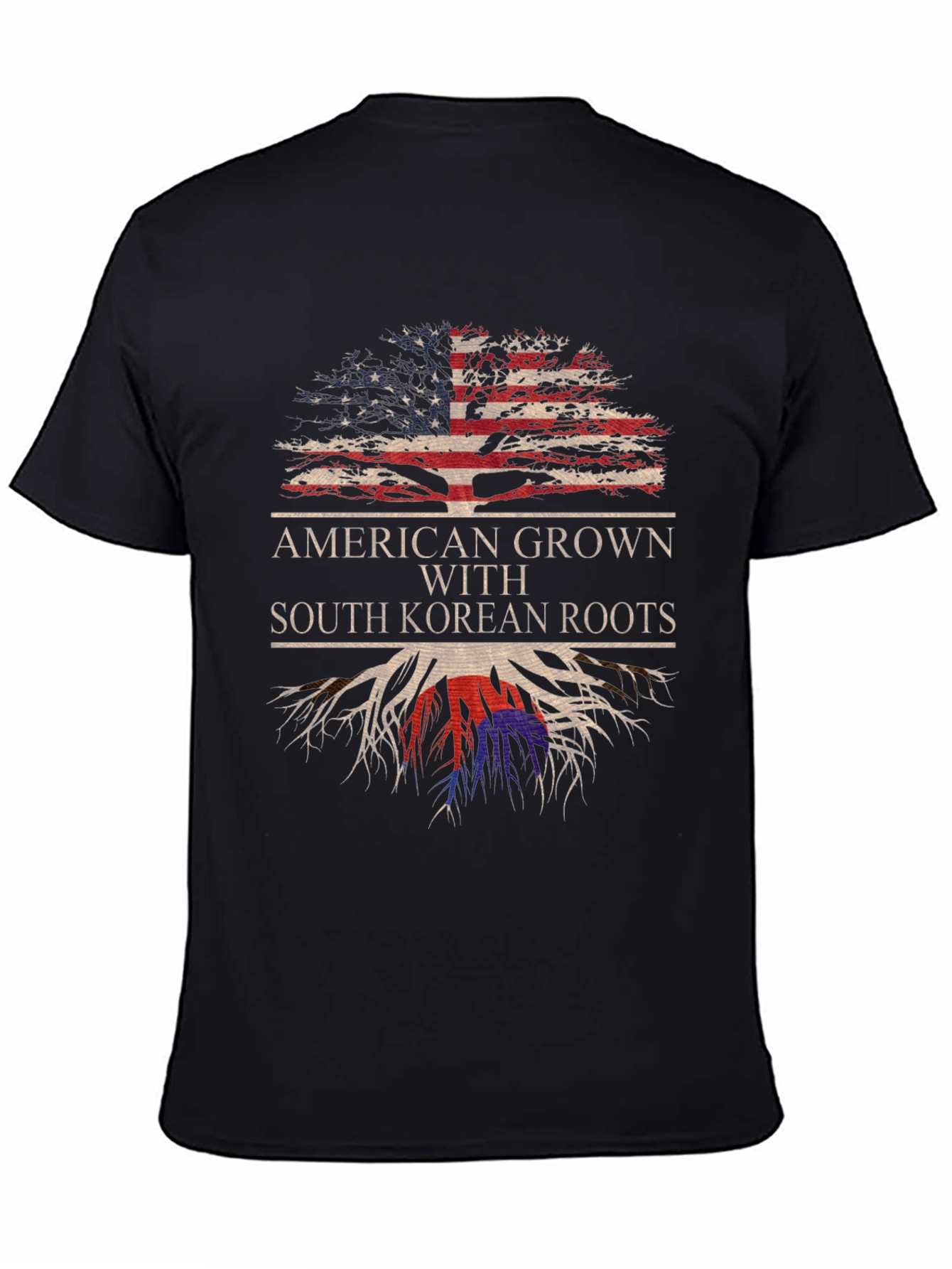 American Grown South Korean Roots T-Shirt - 4