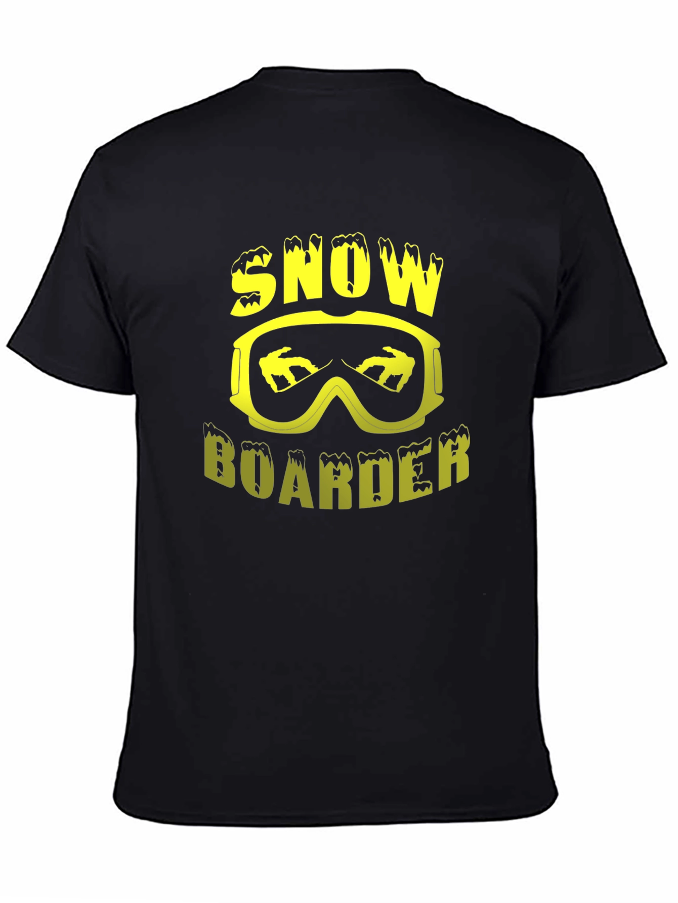 Black Snowboarder Graphic Tee - Ride in Style! view 4