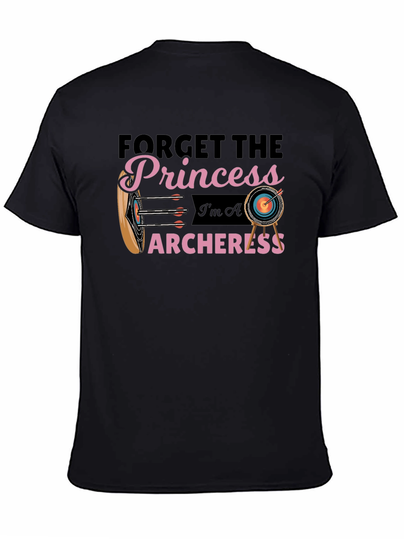Black Archeress Graphic Tee - Forget the Princess! view 4