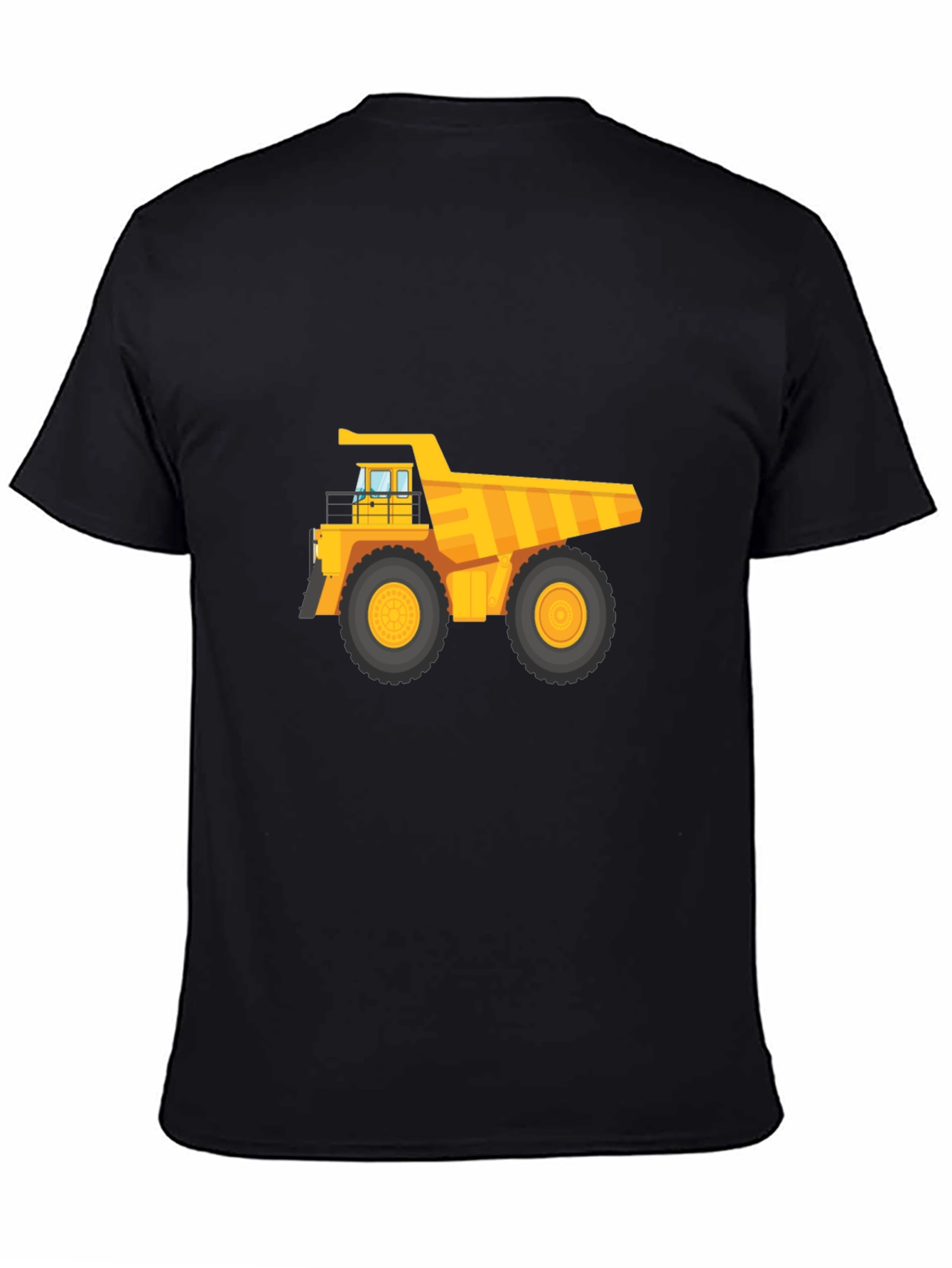 Black Truck T-Shirt - Cool Construction Vehicle Tee view 4