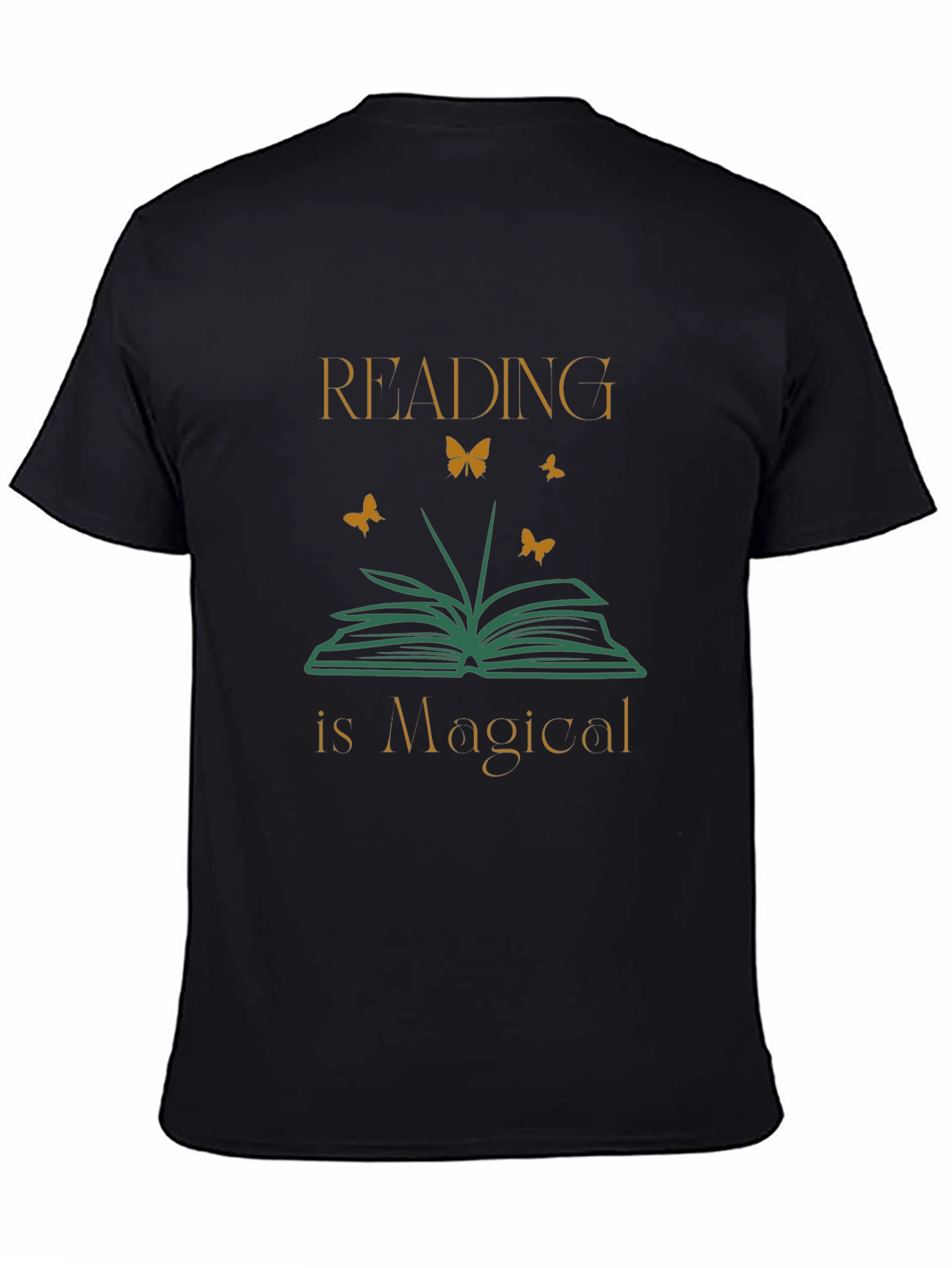 Black Reading is Magical Graphic Tee - Unisex view 4