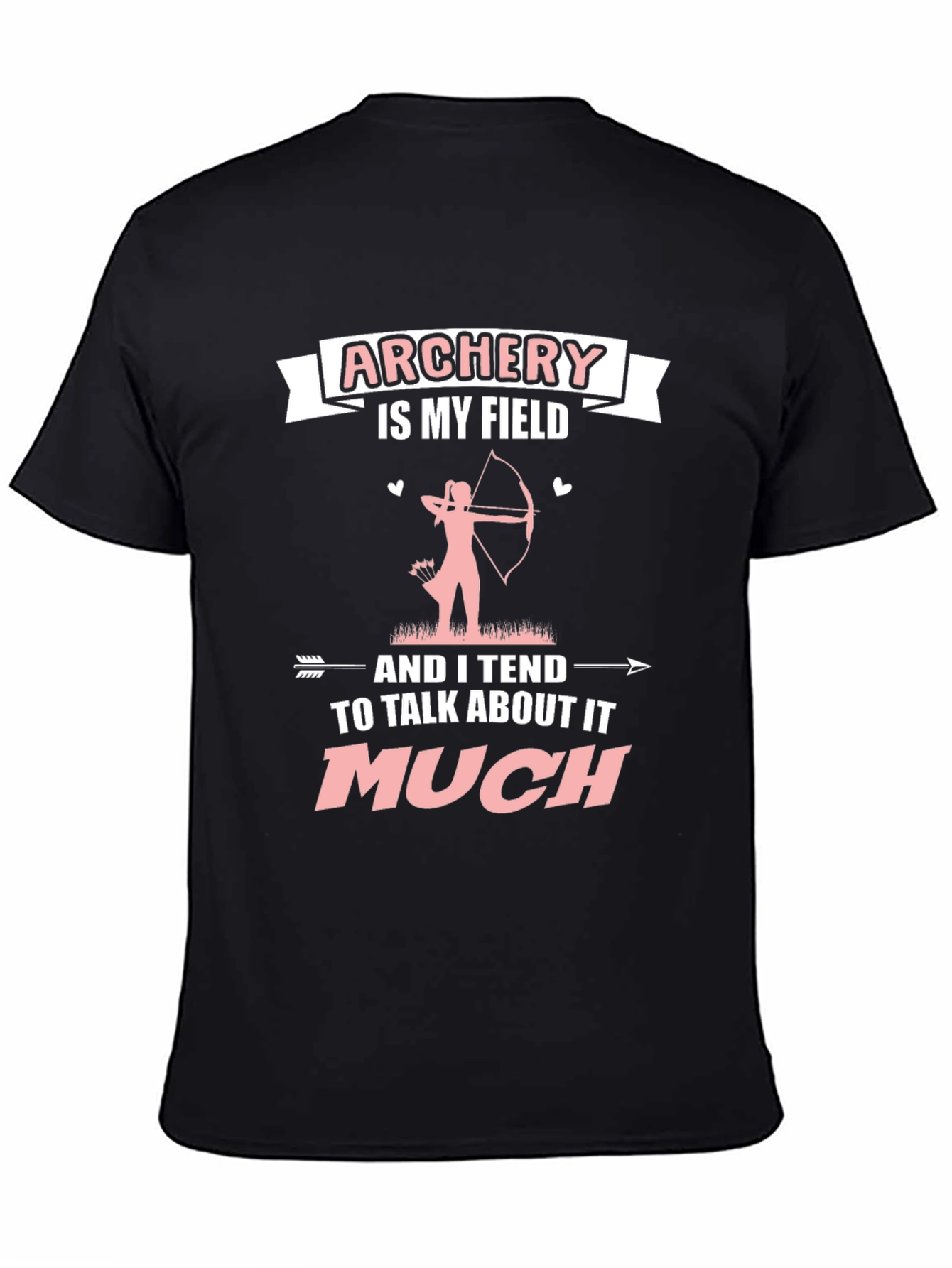 Black Archery Is My Field T-Shirt view 4