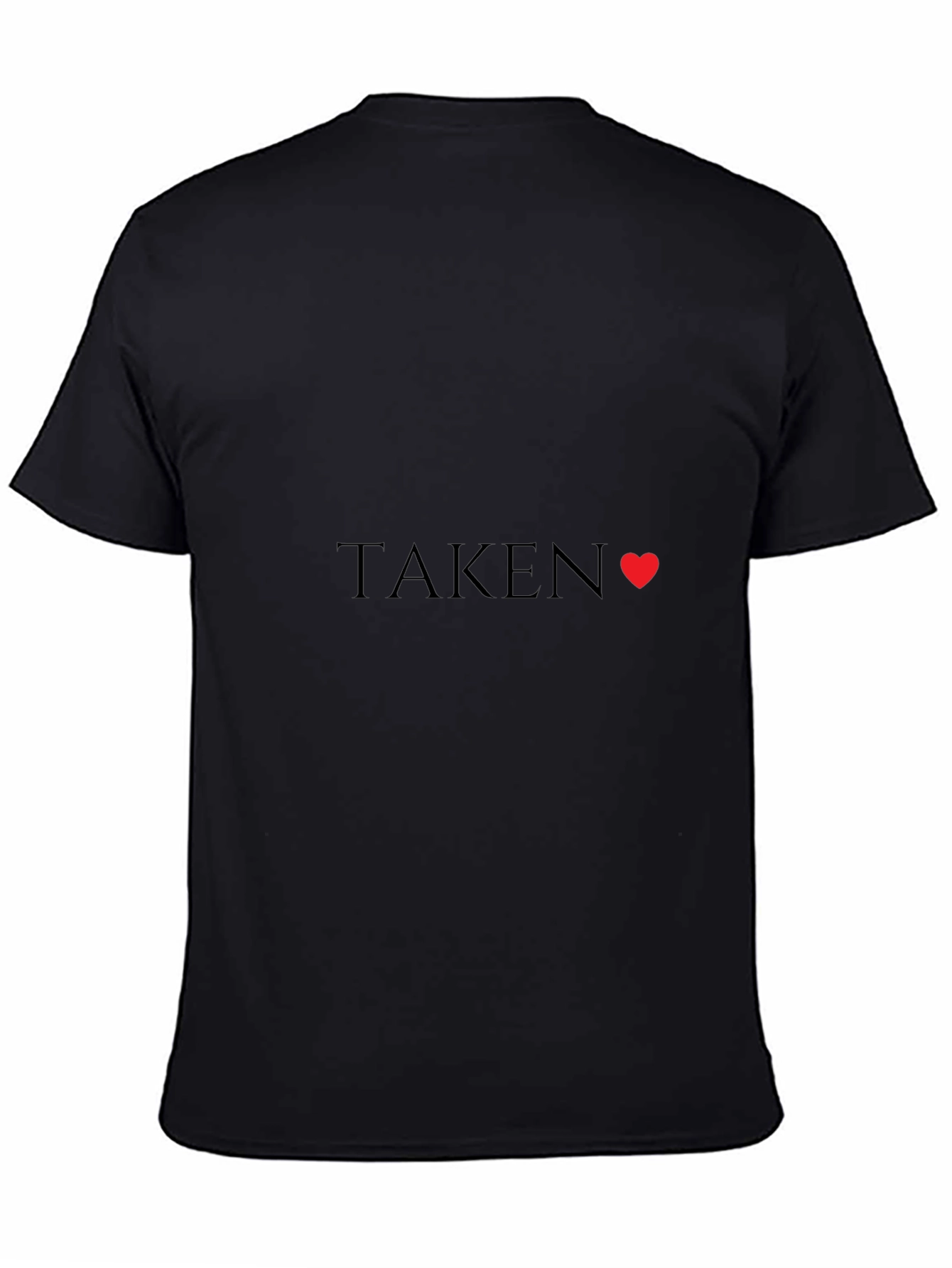 Black Taken Heart Graphic Tee - Stylish & Comfortable view 4