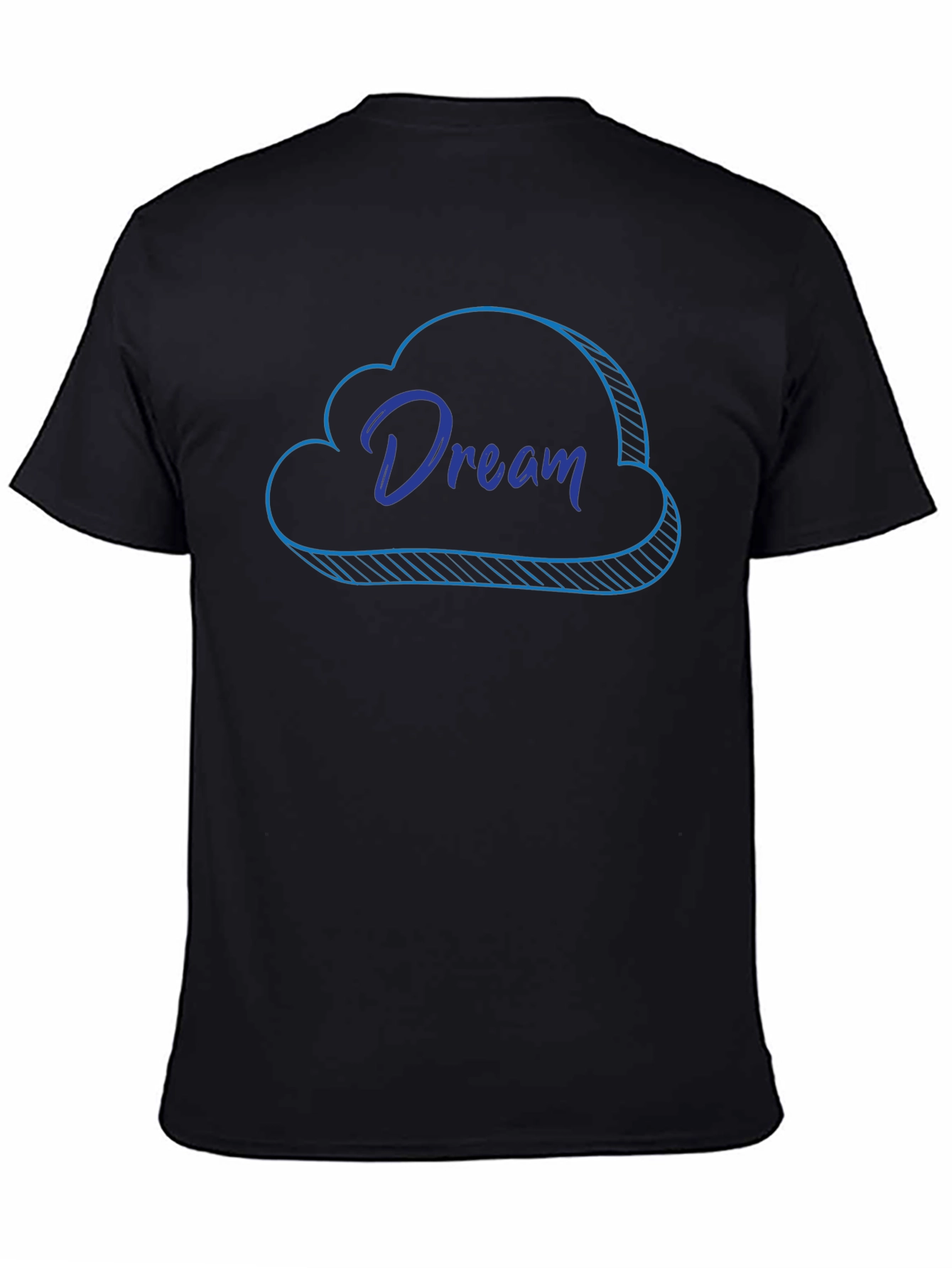 Black Dream Cloud Graphic T-Shirt - Soft Cotton Blend view 4