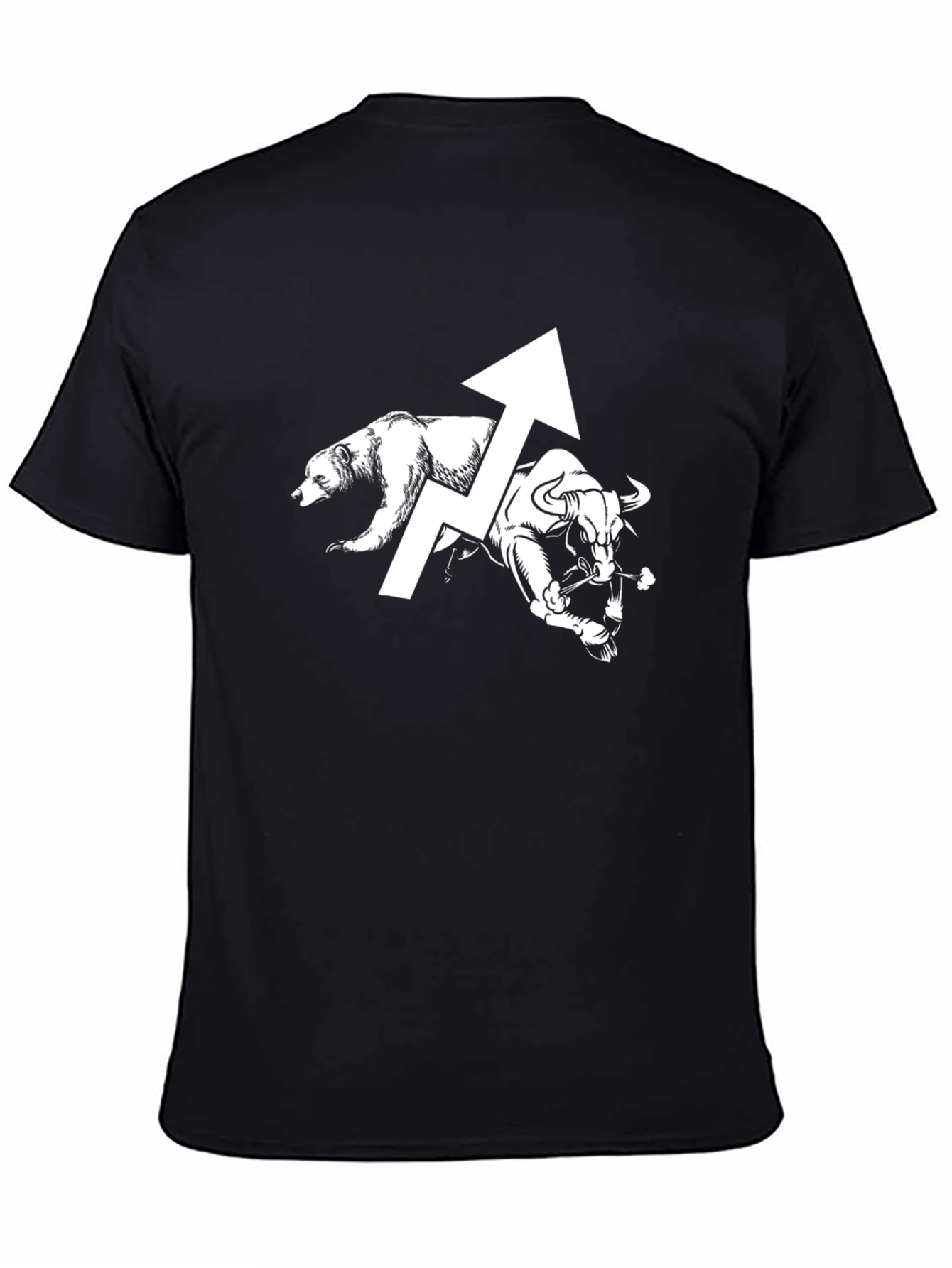 Black Bull and Bear Market T-Shirt view 4
