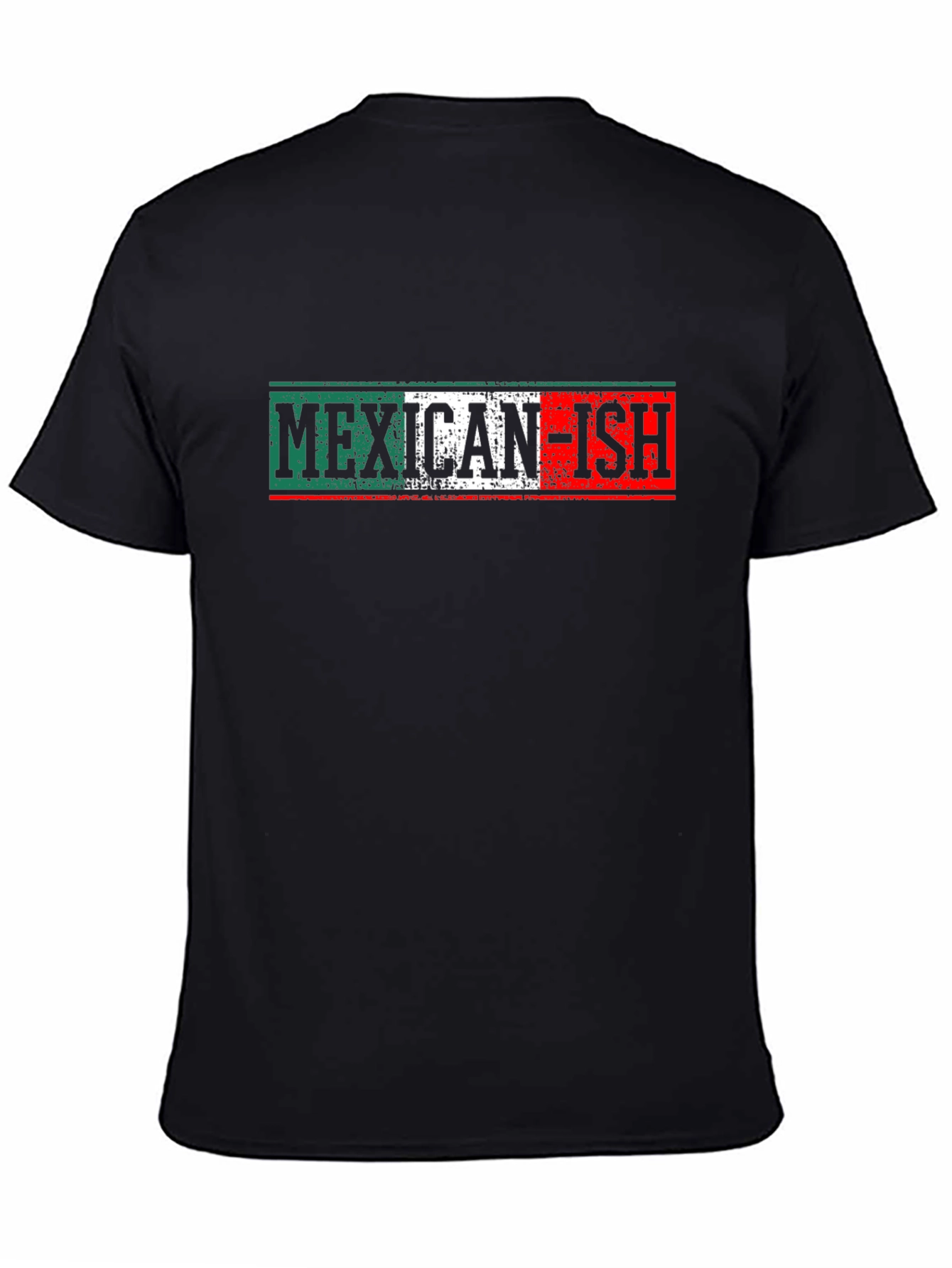 Black Mexican-ish Novelty Graphic T-Shirt view 4
