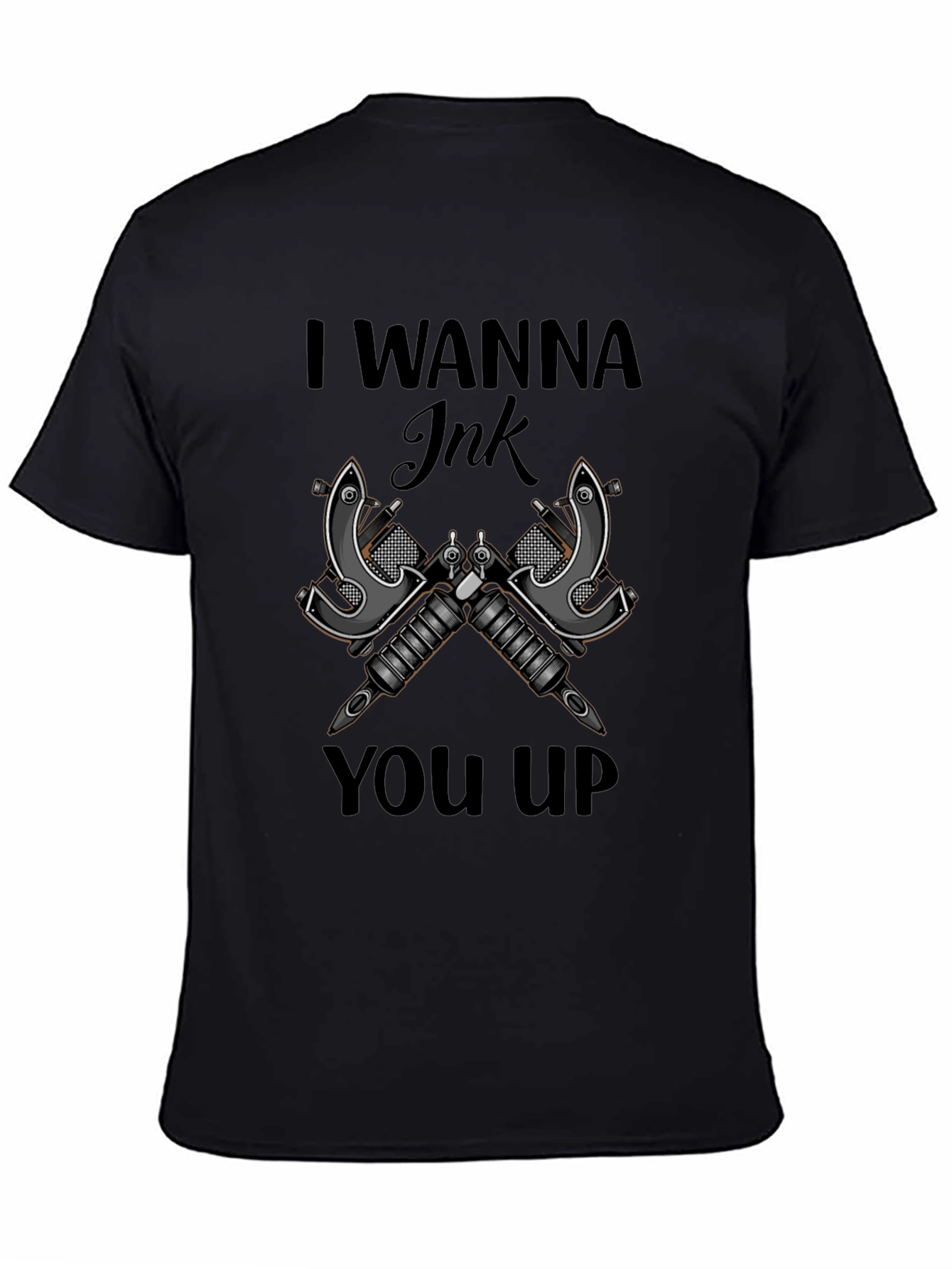 Black I Wanna Ink You Up Graphic T-Shirt view 4
