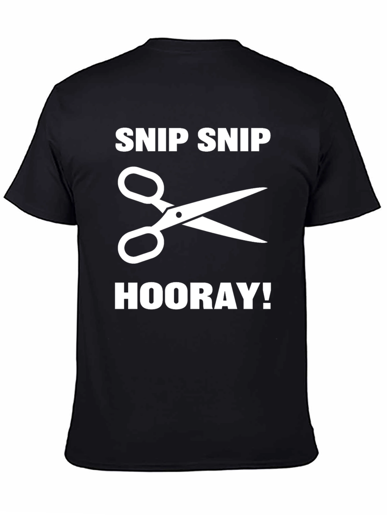 Black Snip Snip Hooray! Black Graphic Tee view 4