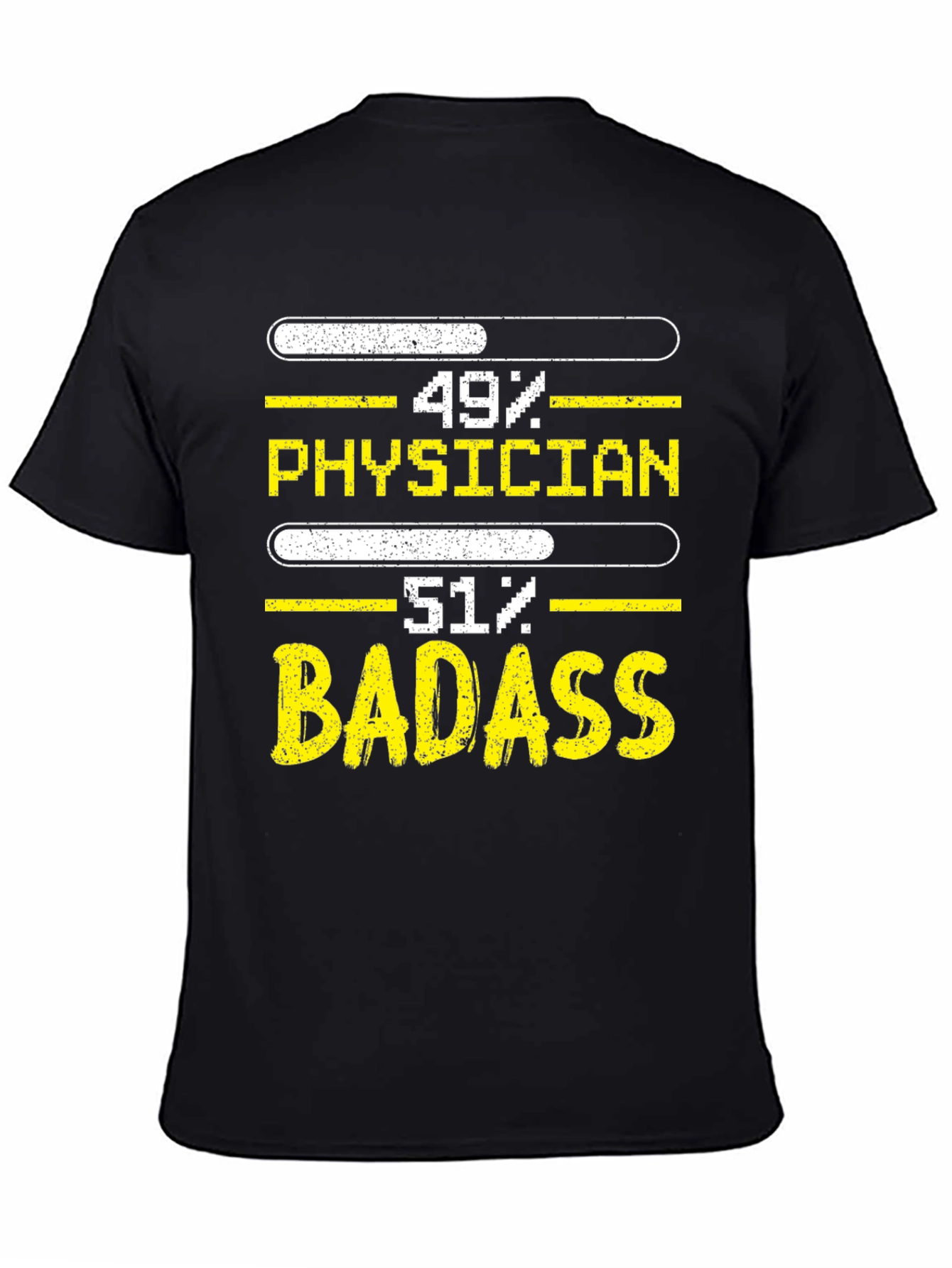 Black Physician Badass Graphic Tee view 4
