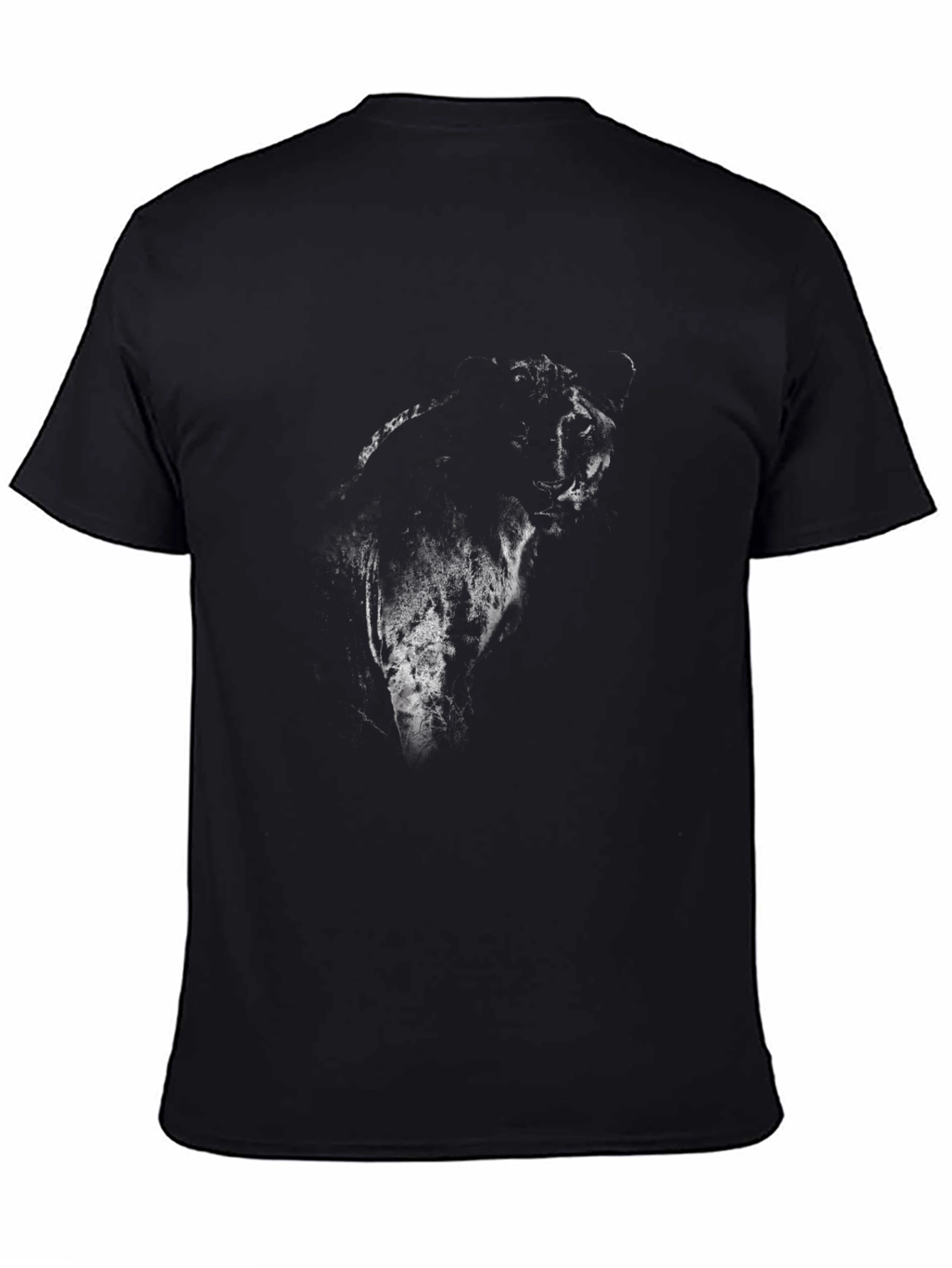 Black Black Panther Graphic T-Shirt: Mens Casual Short Sleeve Tee view 4