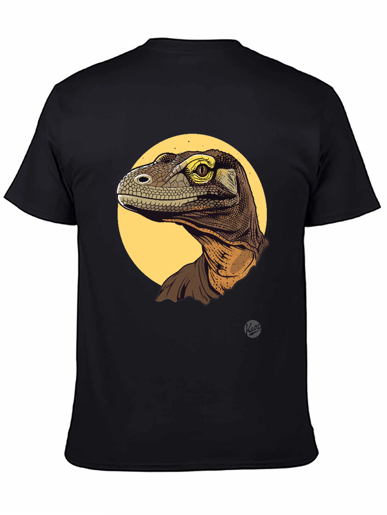 Black Dino Graphic T-Shirt view 4