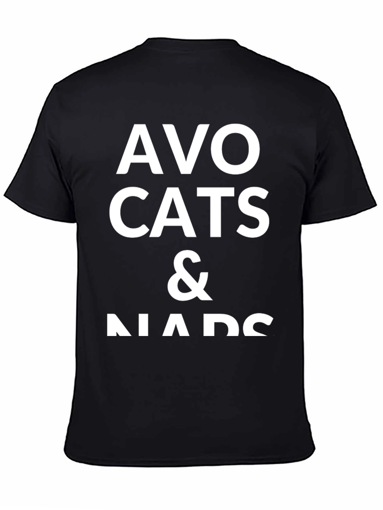 Black Avo Cats & Naps Graphic Tee view 4