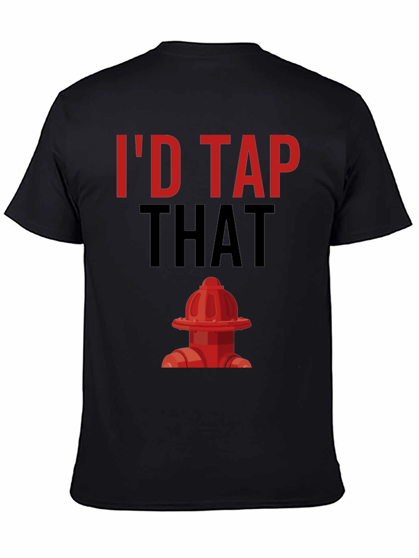 Black I'd Tap That Graphic T-Shirt view 4