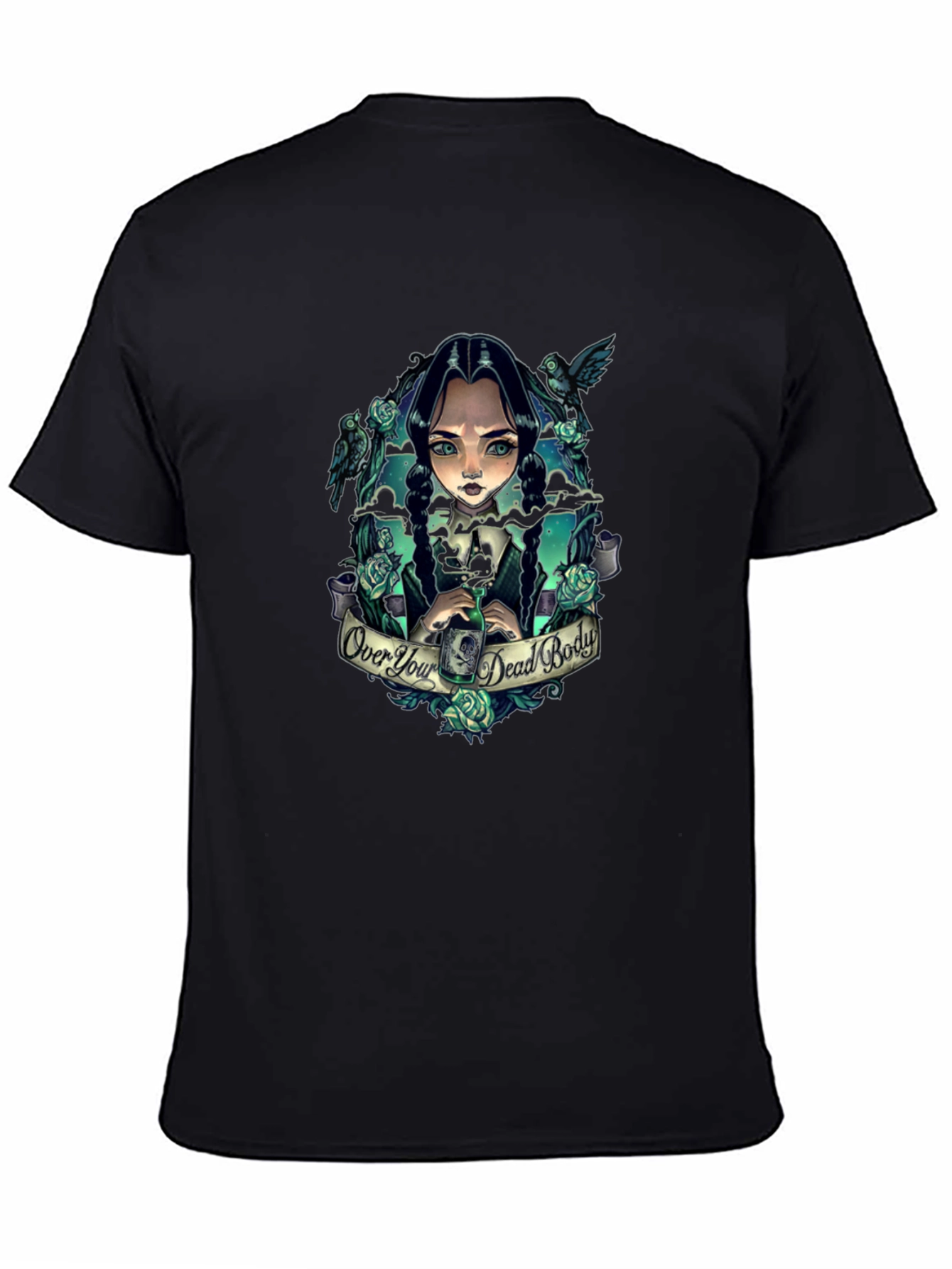 Black Wednesday Addams T-Shirt - Over Your Dead Body view 4