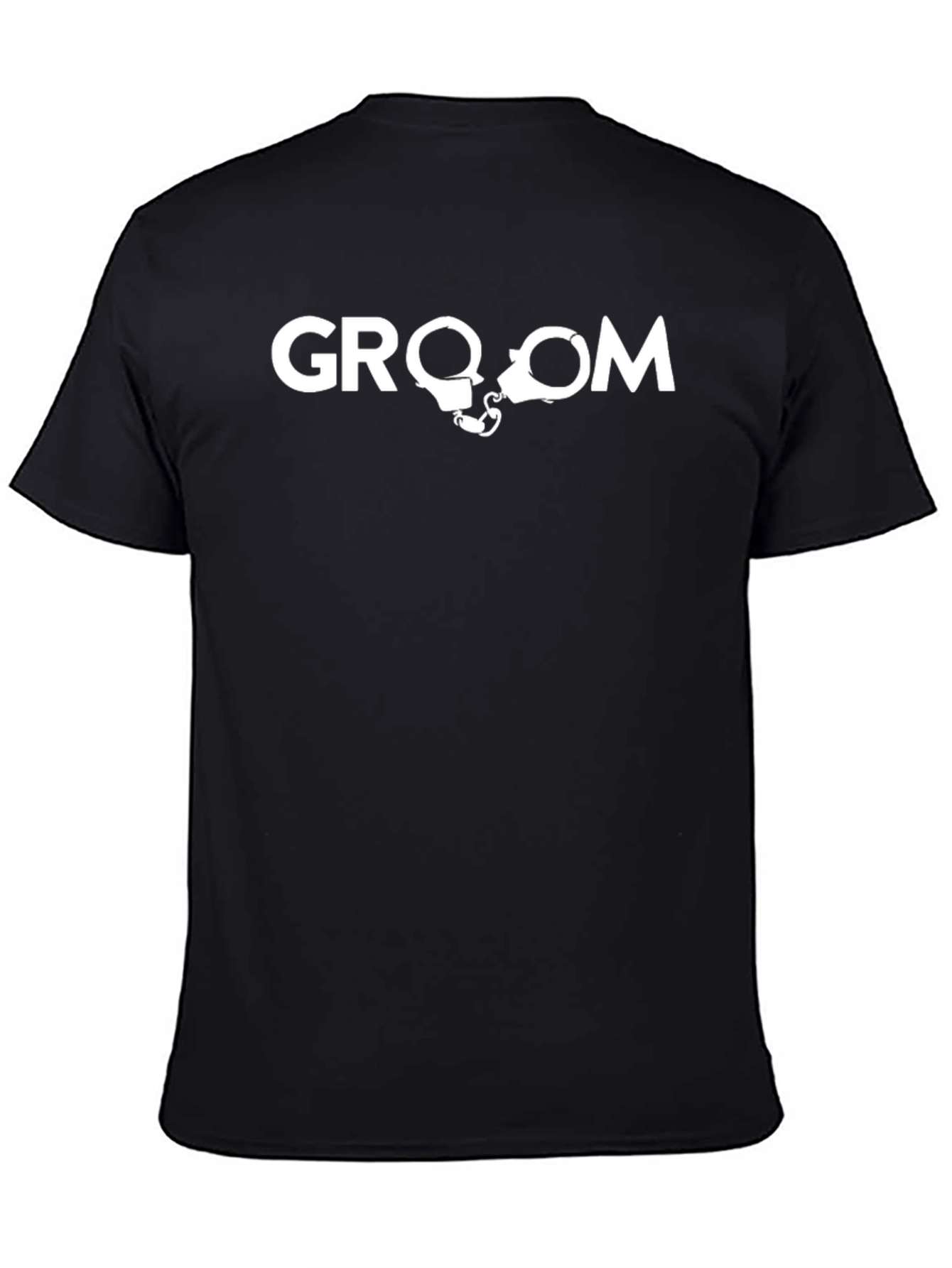 Groom Handcuffs Graphic T-Shirt - Bachelor Party - 4