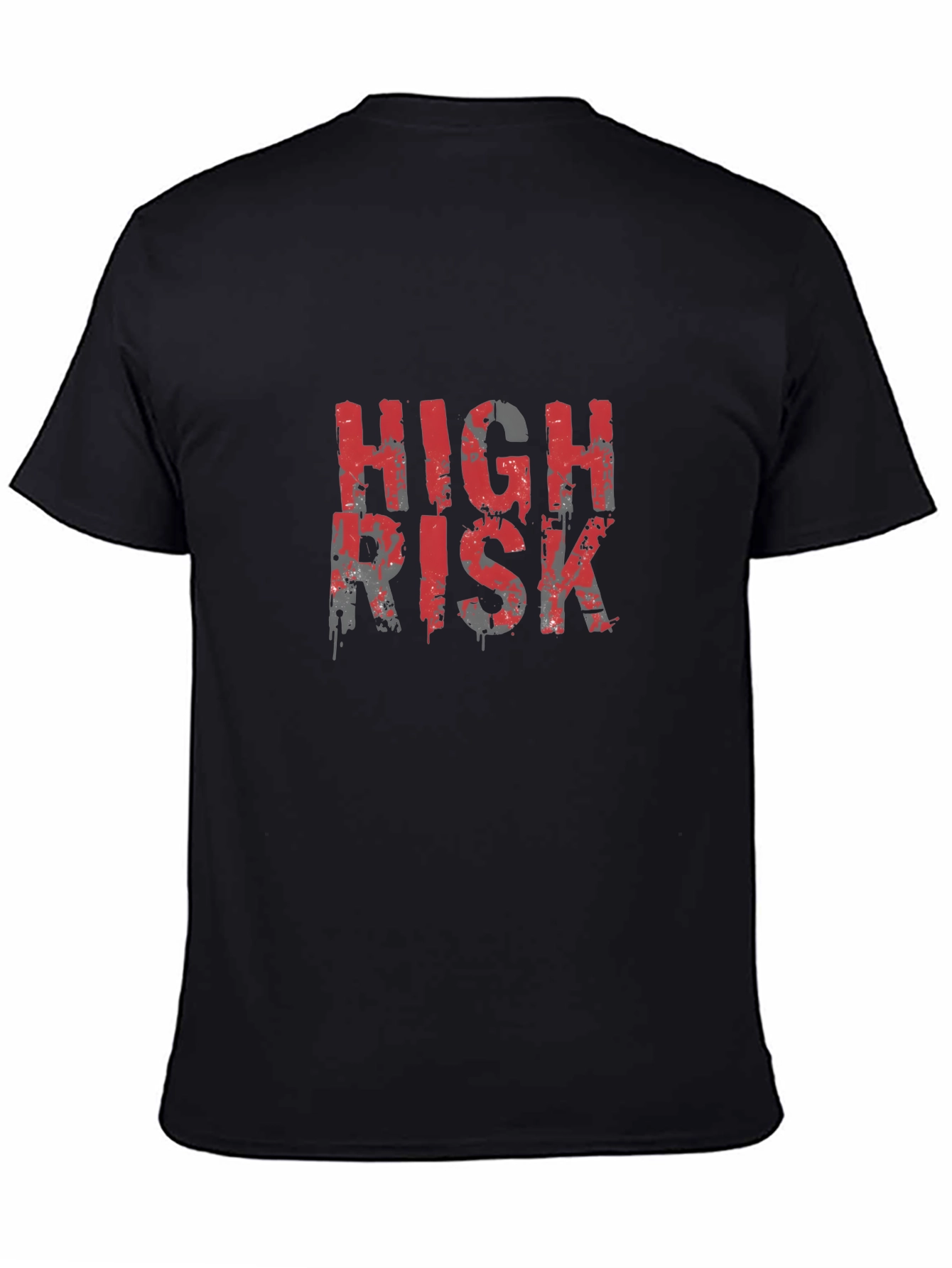 Black High Risk Graphic Tee - Men's Black T-Shirt view 4