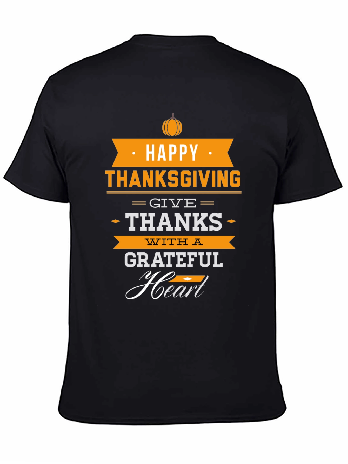 Happy Thanksgiving Grateful Heart T-Shirt - 4