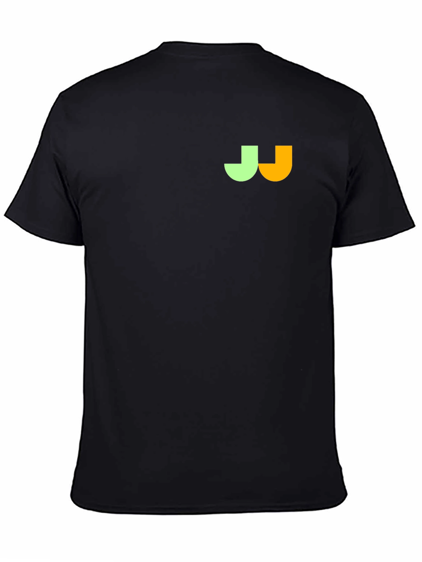 Black Modern Black T-Shirt with Unique Logo view 4