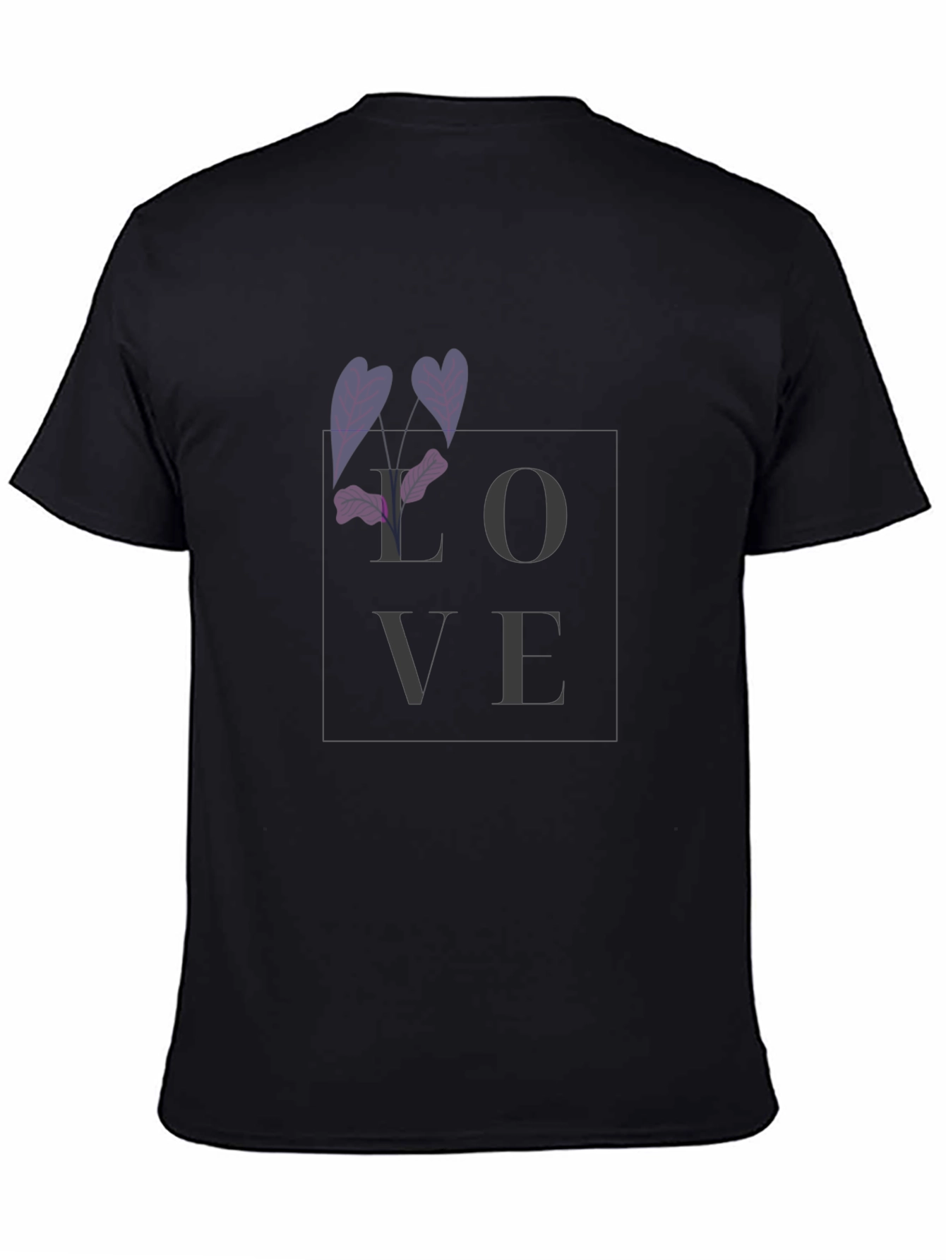Black Love Graphic T-Shirt - Stylish Comfort view 4