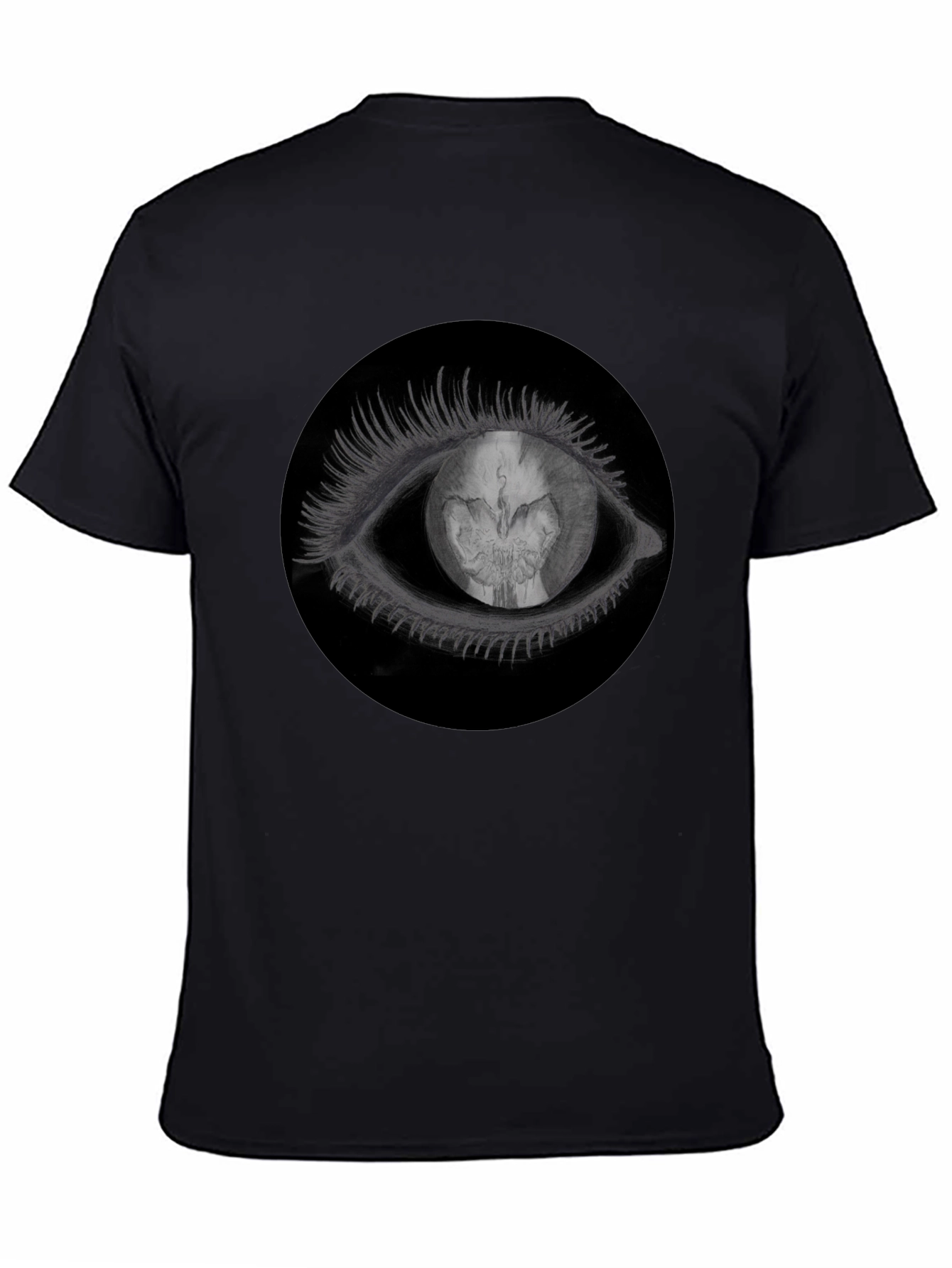 Black Eye See You T-Shirt - Black Graphic Tee view 4