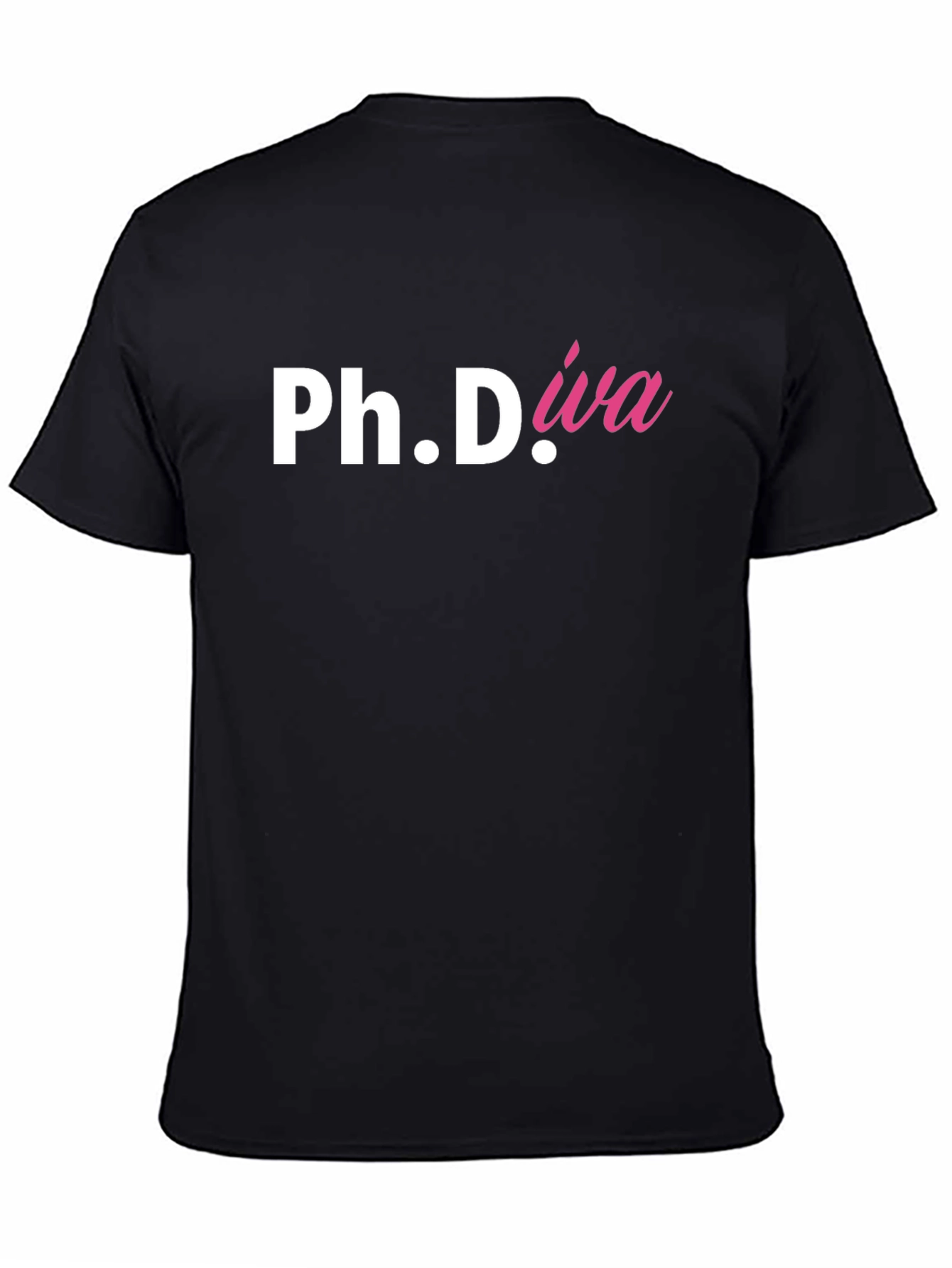 Black Ph.Diva Graphic Tee - Smart & Stylish view 4