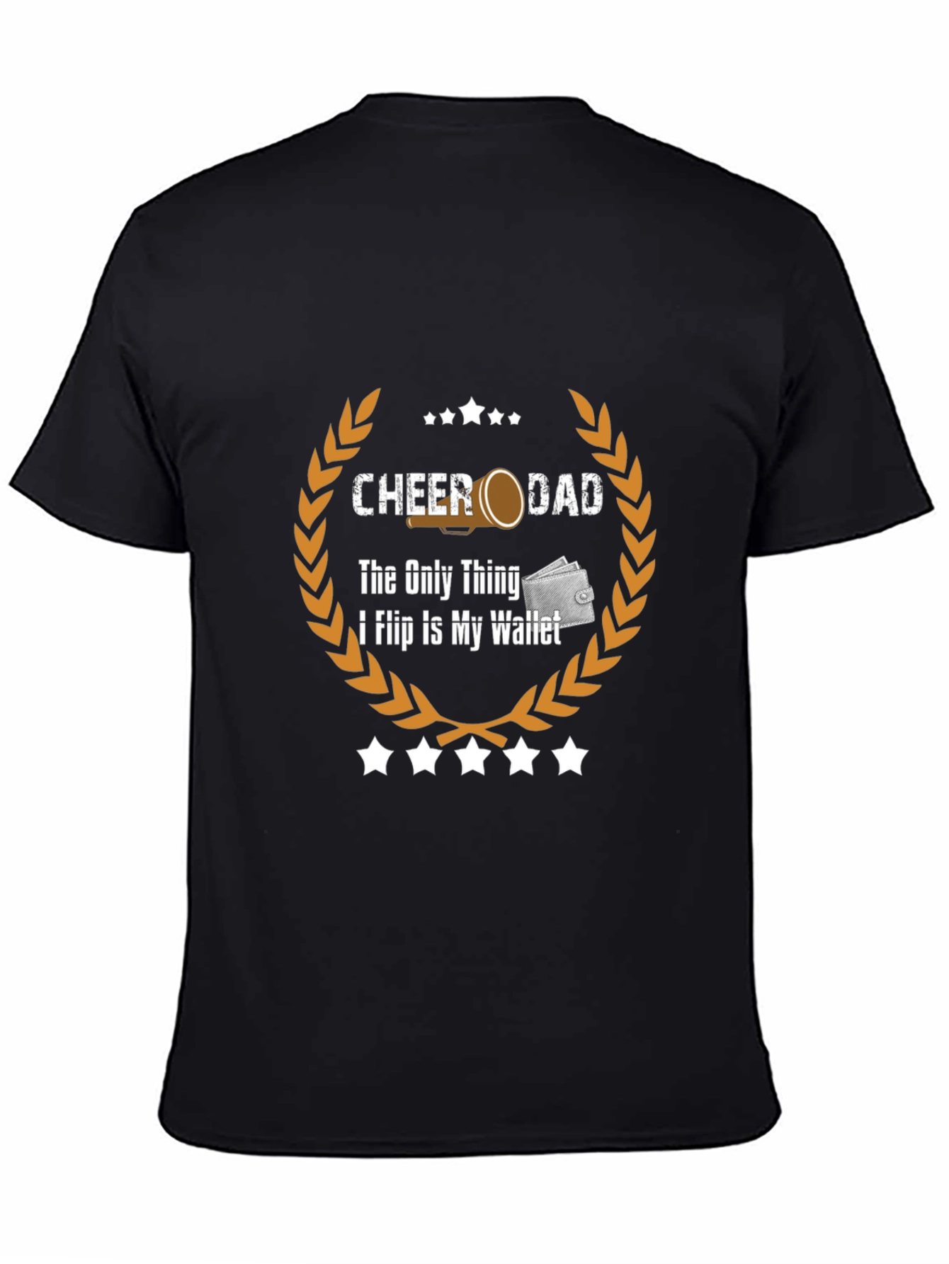 Cheer Dad Wallet Flip T-Shirt - 4