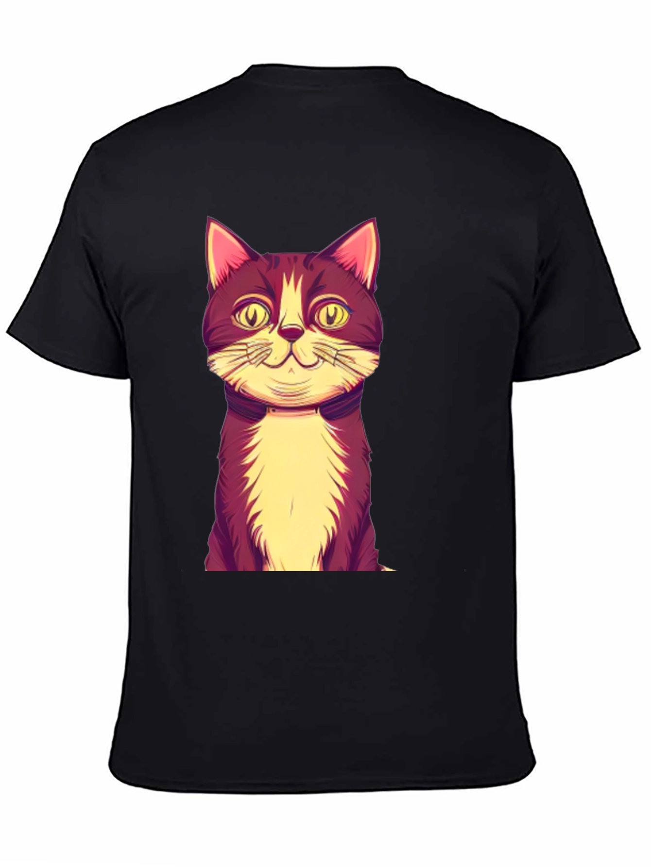 Black Cat Graphic Print Tee view 4