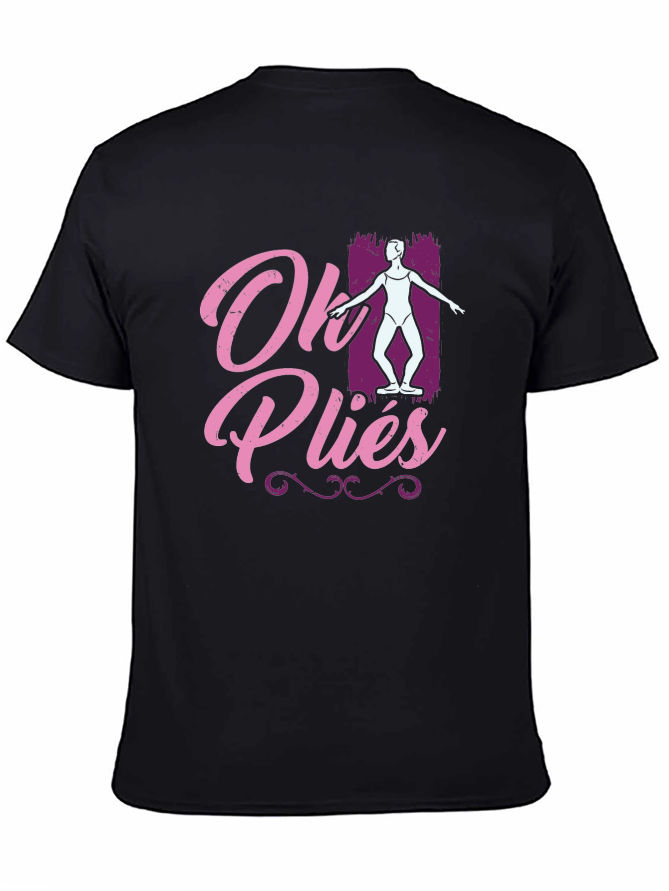 Black Oh Pliés Ballet T-Shirt - Dance Apparel view 4
