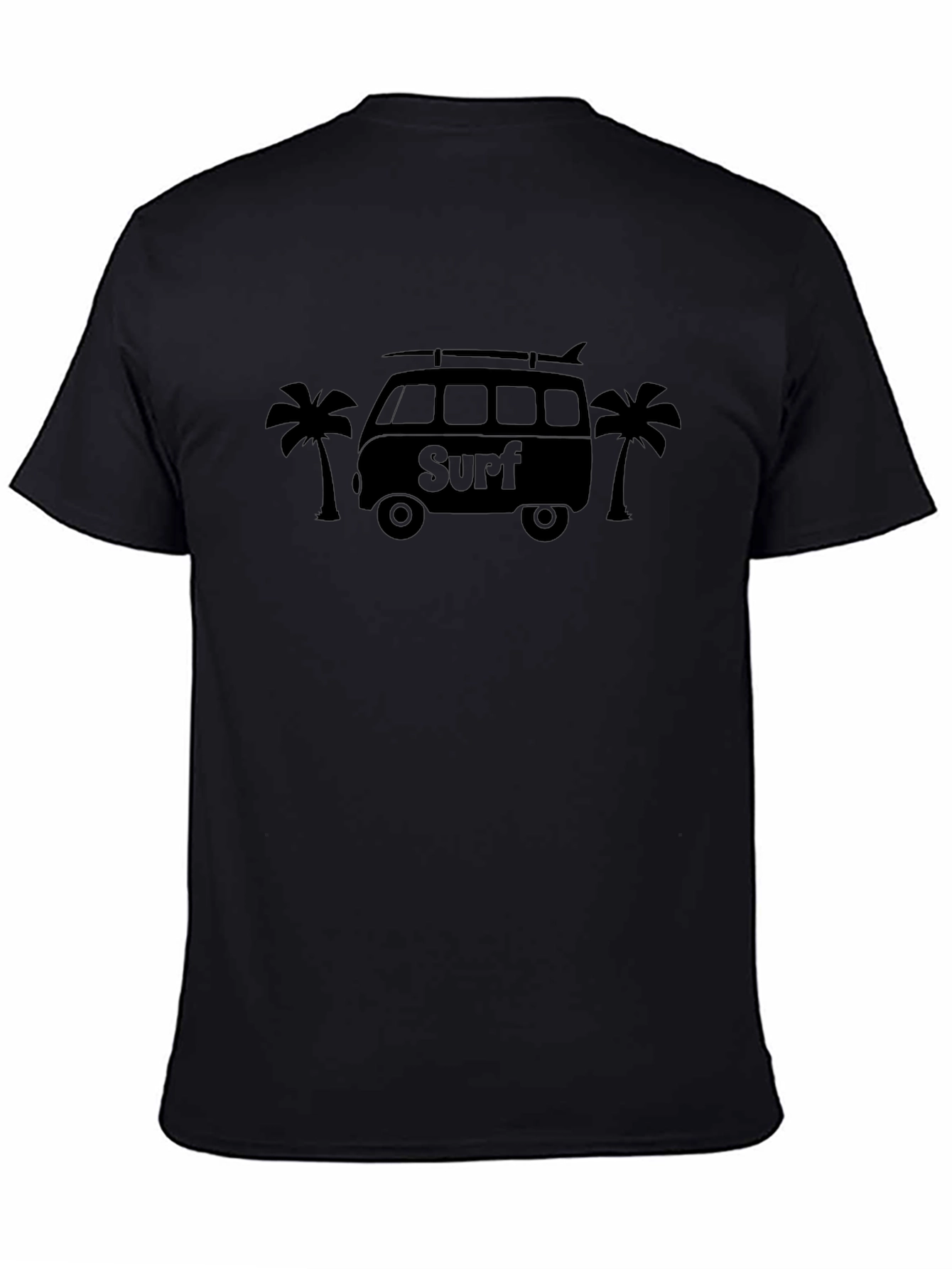 Black Surf Van Graphic T-Shirt - Black view 4