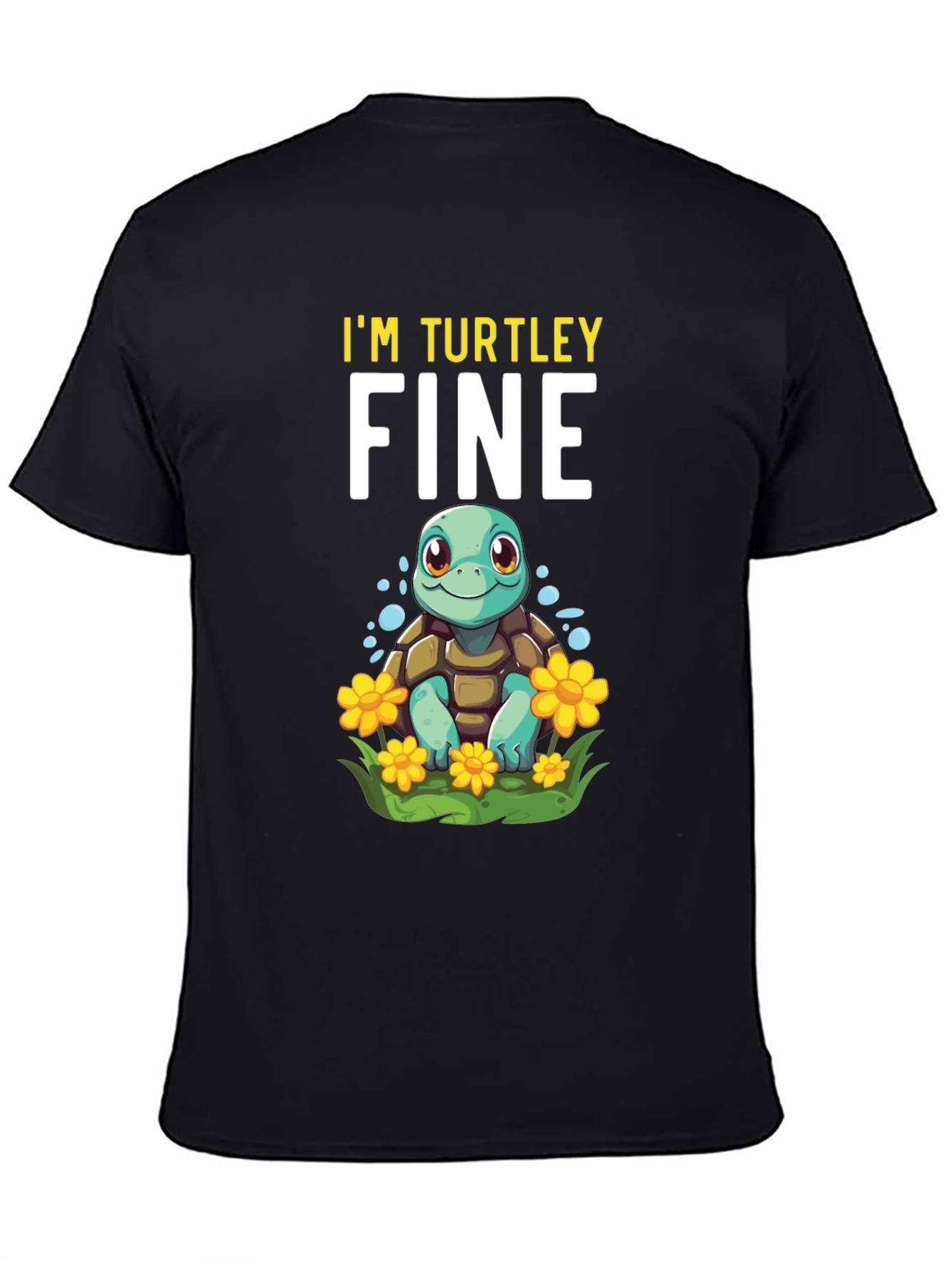 Black I'm Turley Fine Turtle T-Shirt view 4