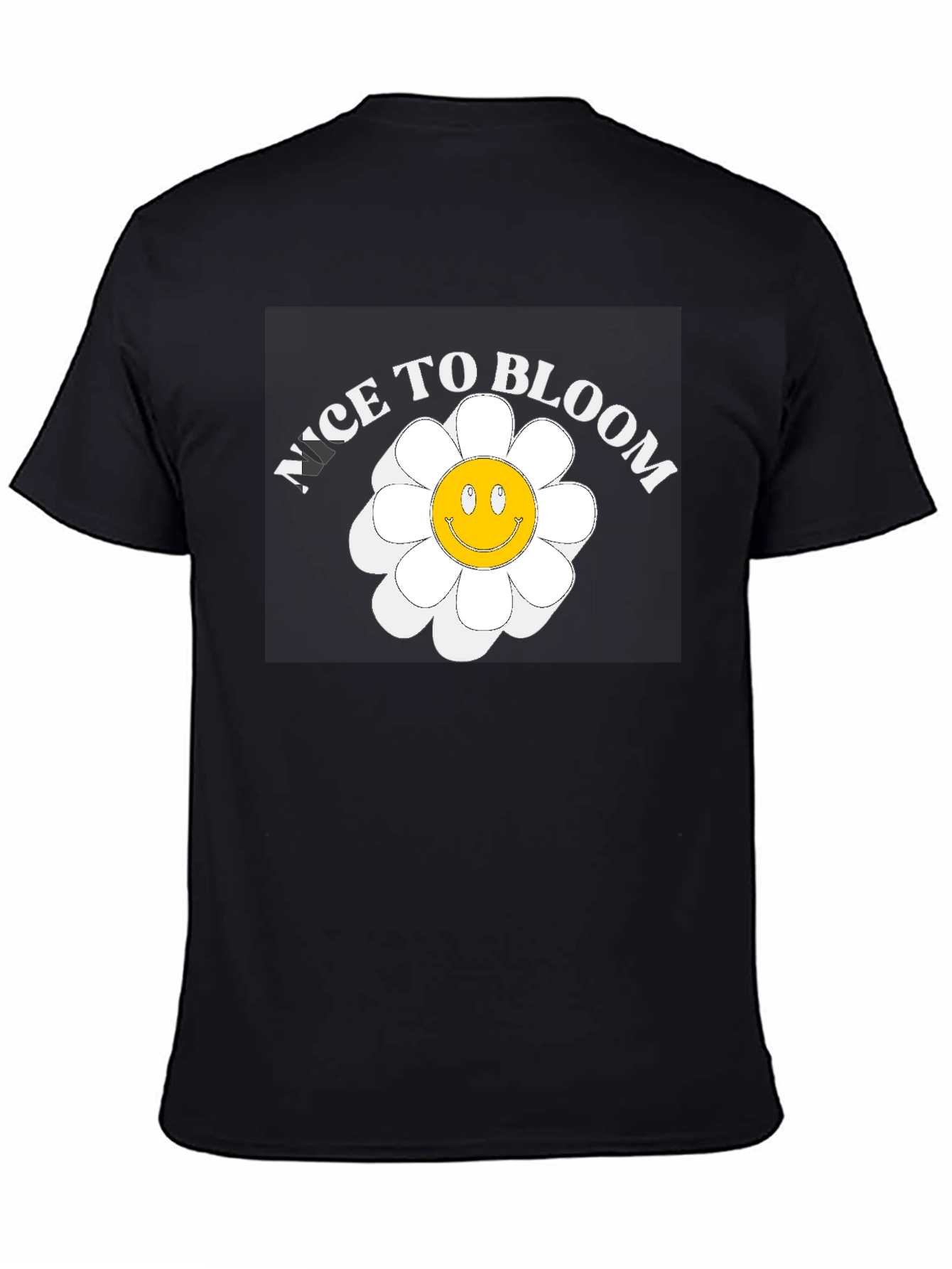 Black Nice to Bloom Graphic T-Shirt view 4