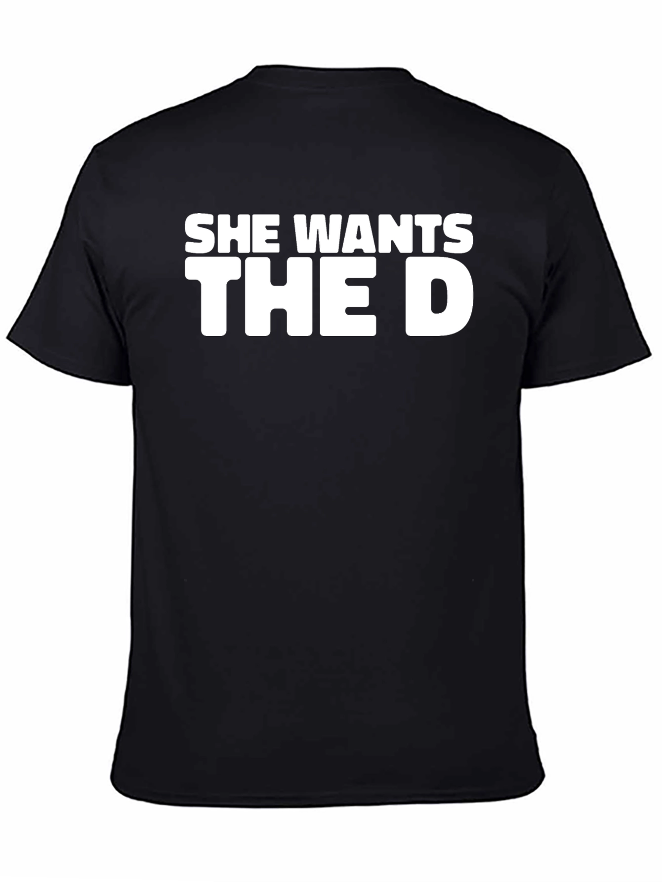 Black She Wants The D Graphic Novelty T-Shirt view 4
