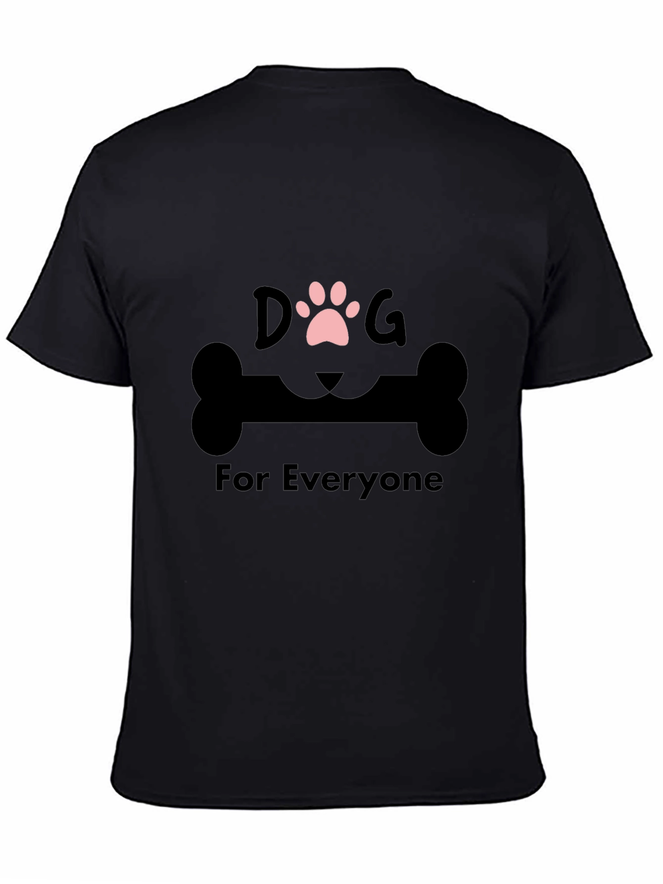 Black Dog Lover T-Shirt - For Everyone view 4
