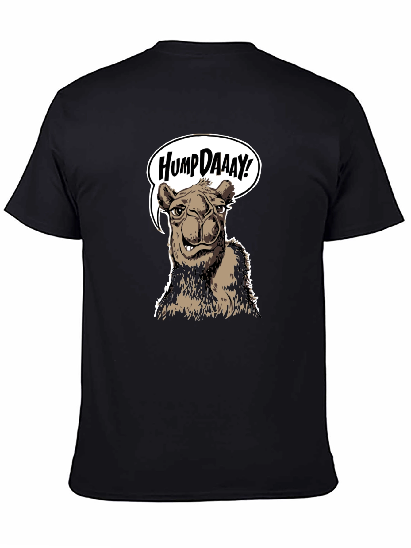 Black Hump Daaay Camel Graphic T-Shirt - Black view 4