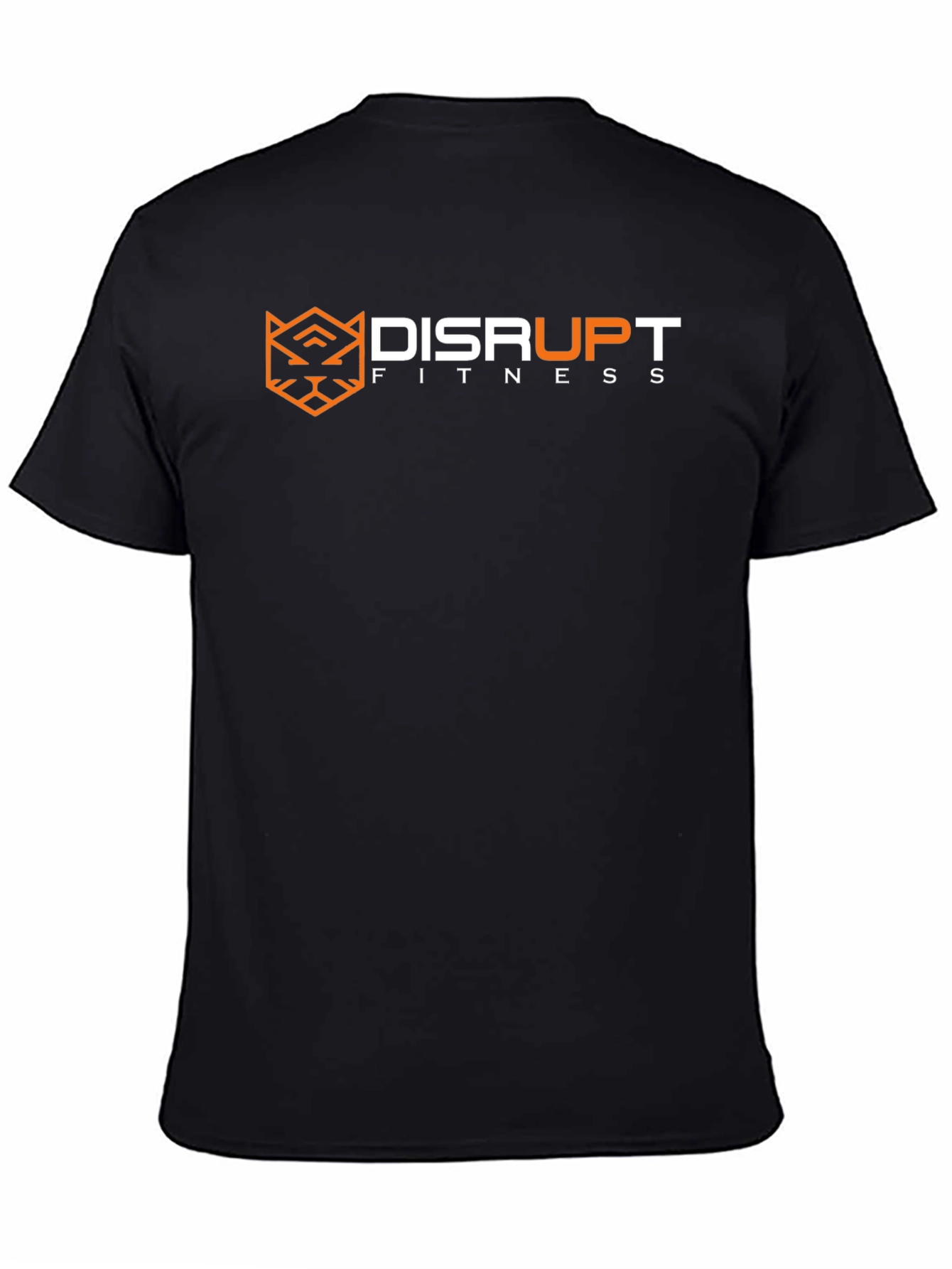 Black Disrupt Fitness Black Graphic T-Shirt view 4