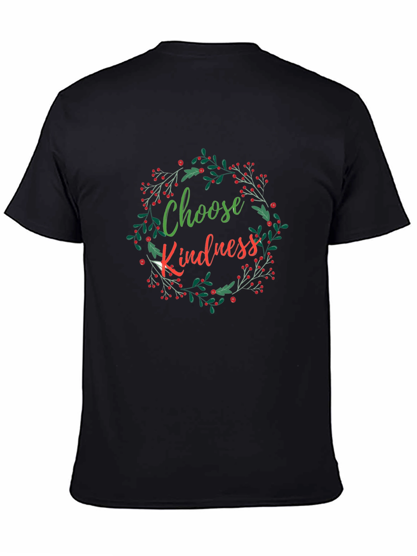 Black Choose Kindness Black Graphic Tee view 4