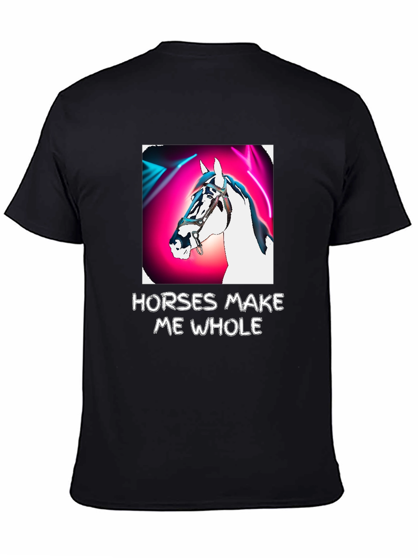 Black Horses Make Me Whole Graphic Tee view 4