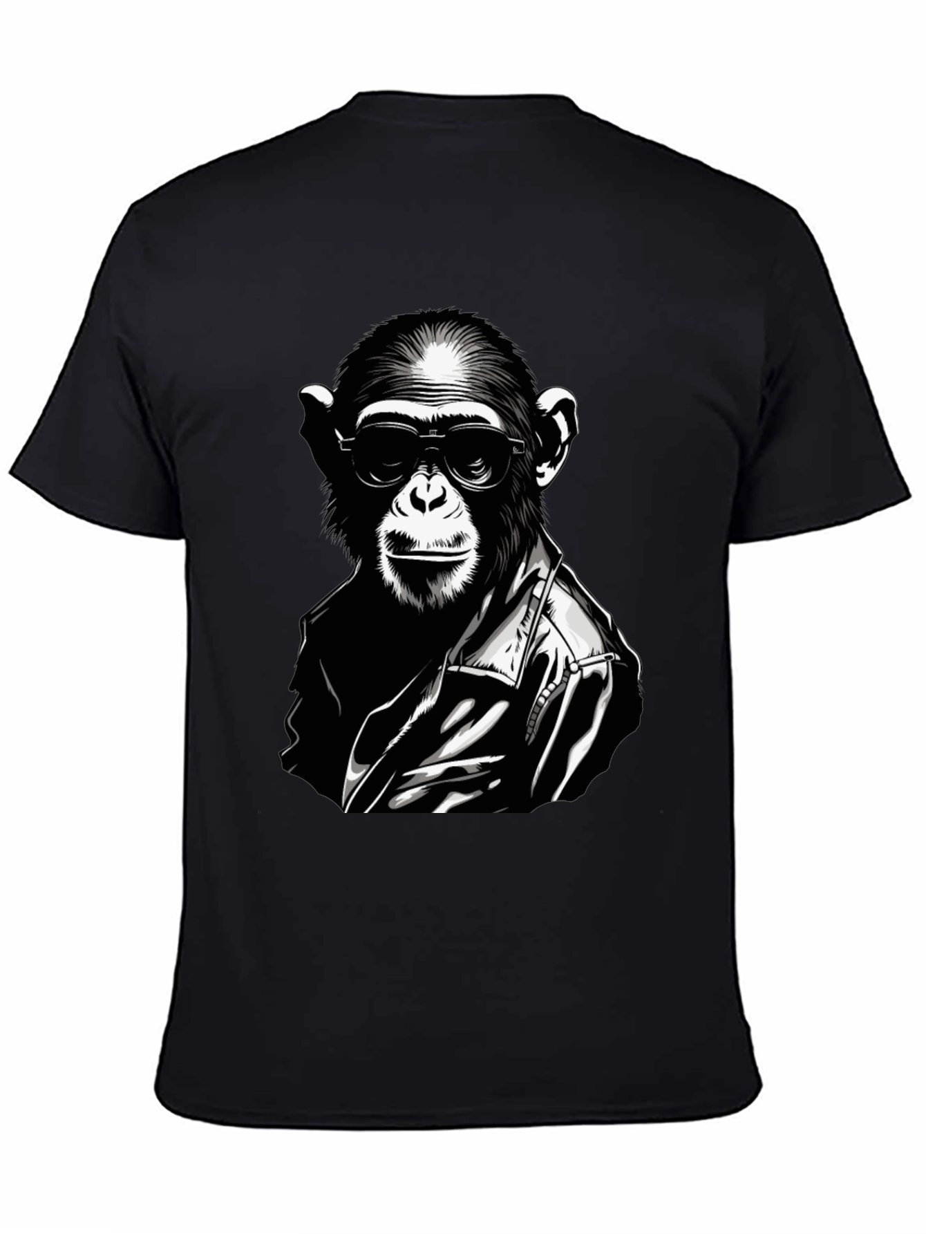 Black Cool Ape T-Shirt view 4