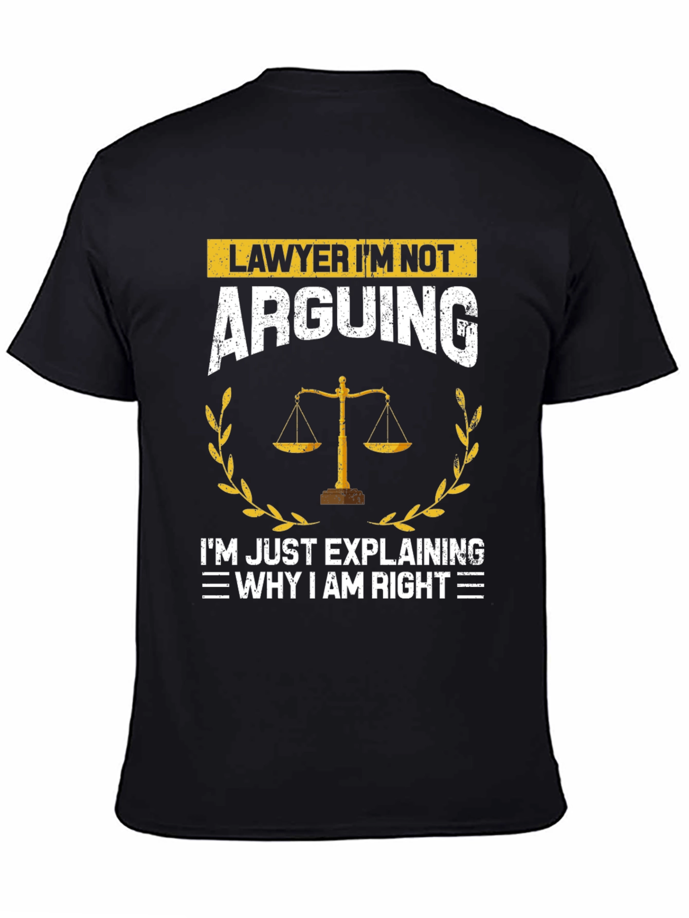 Lawyer T-Shirt - I'm Not Arguing Funny Tee - 4