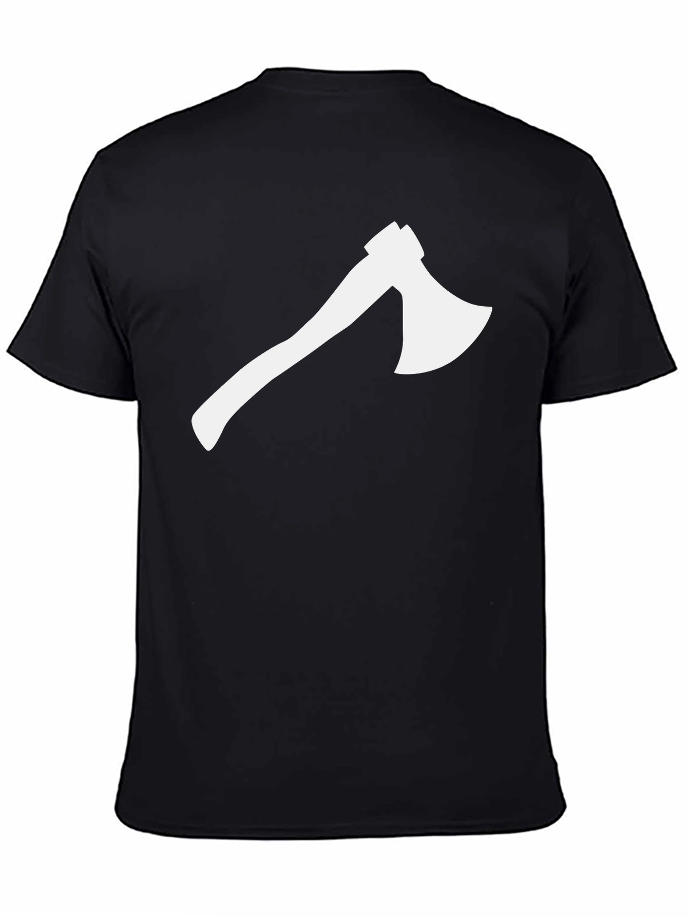 Black Axe Graphic Tee - Lumberjack Style Shirt view 4