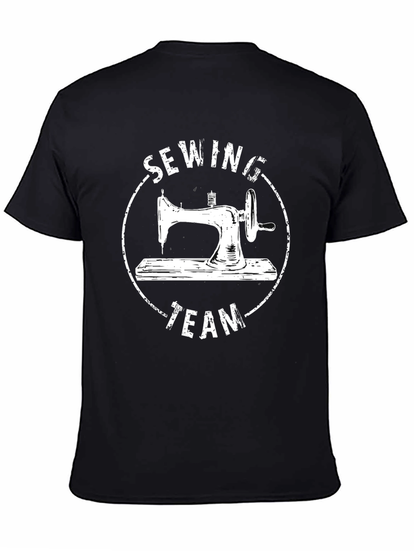 Black Sewing Team T-Shirt view 4