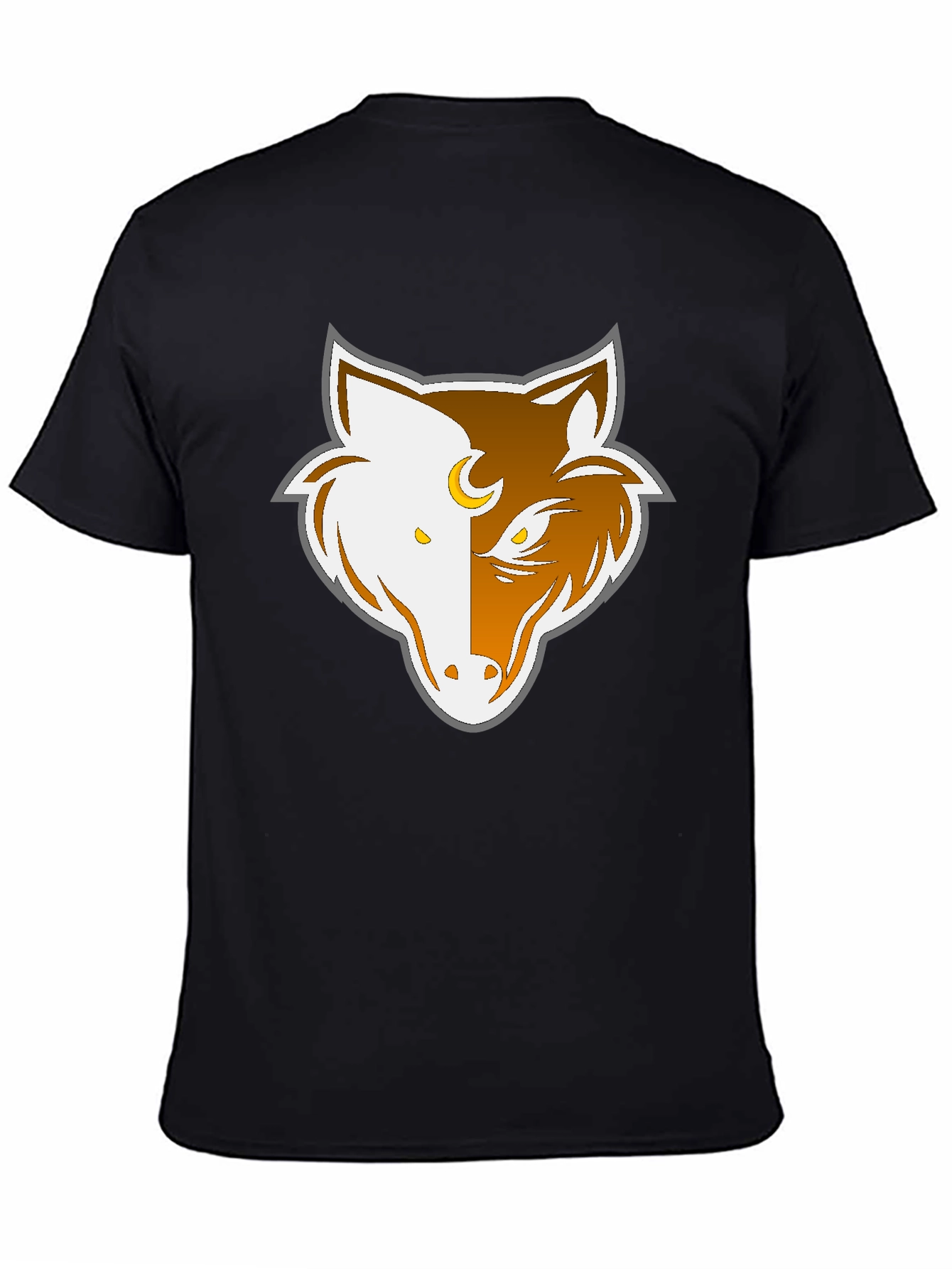 Black Wolf Moon T-Shirt - Stylish Graphic Tee view 4